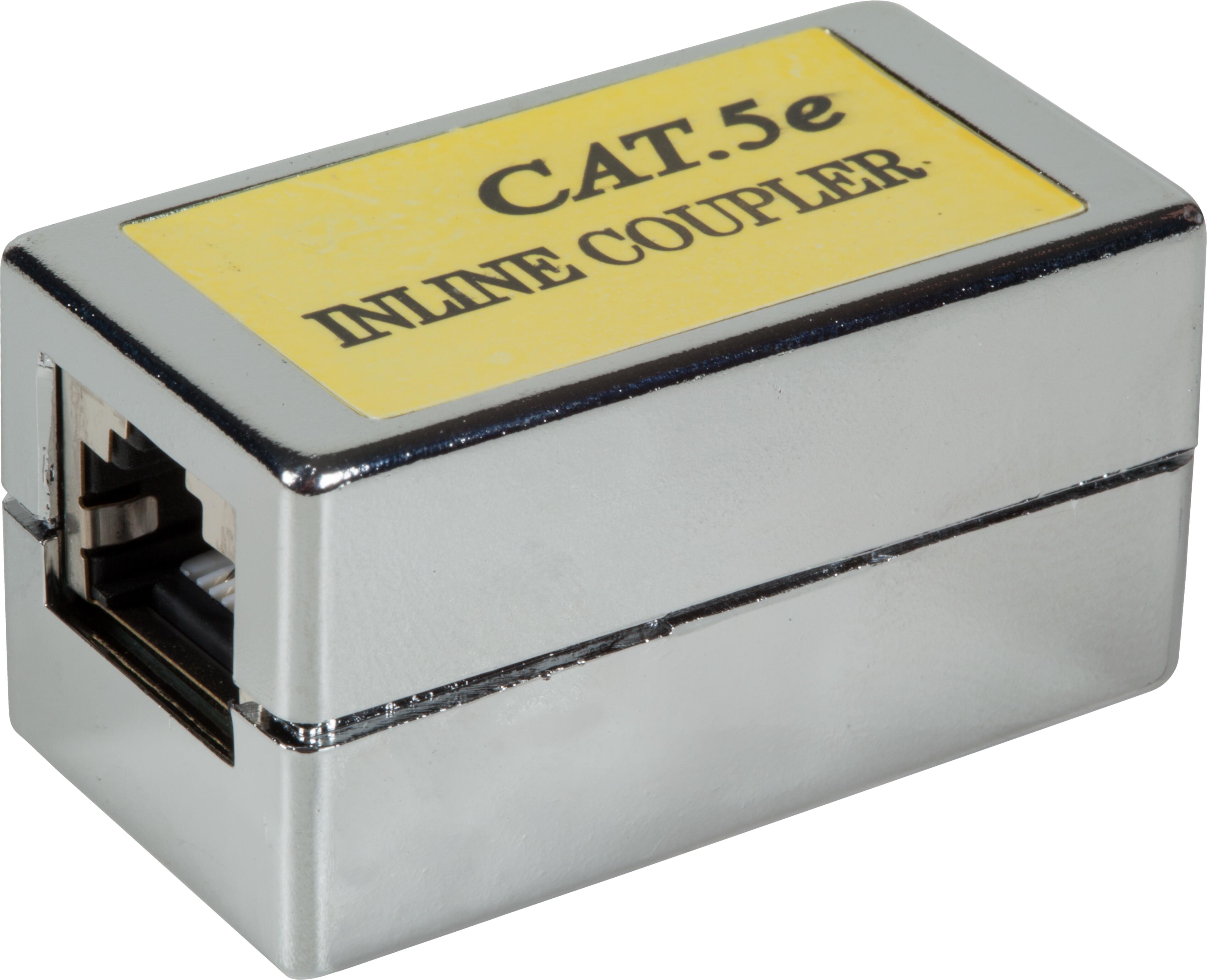 Line Coupler Cat5e RJ45 Fe-Fe Shielded