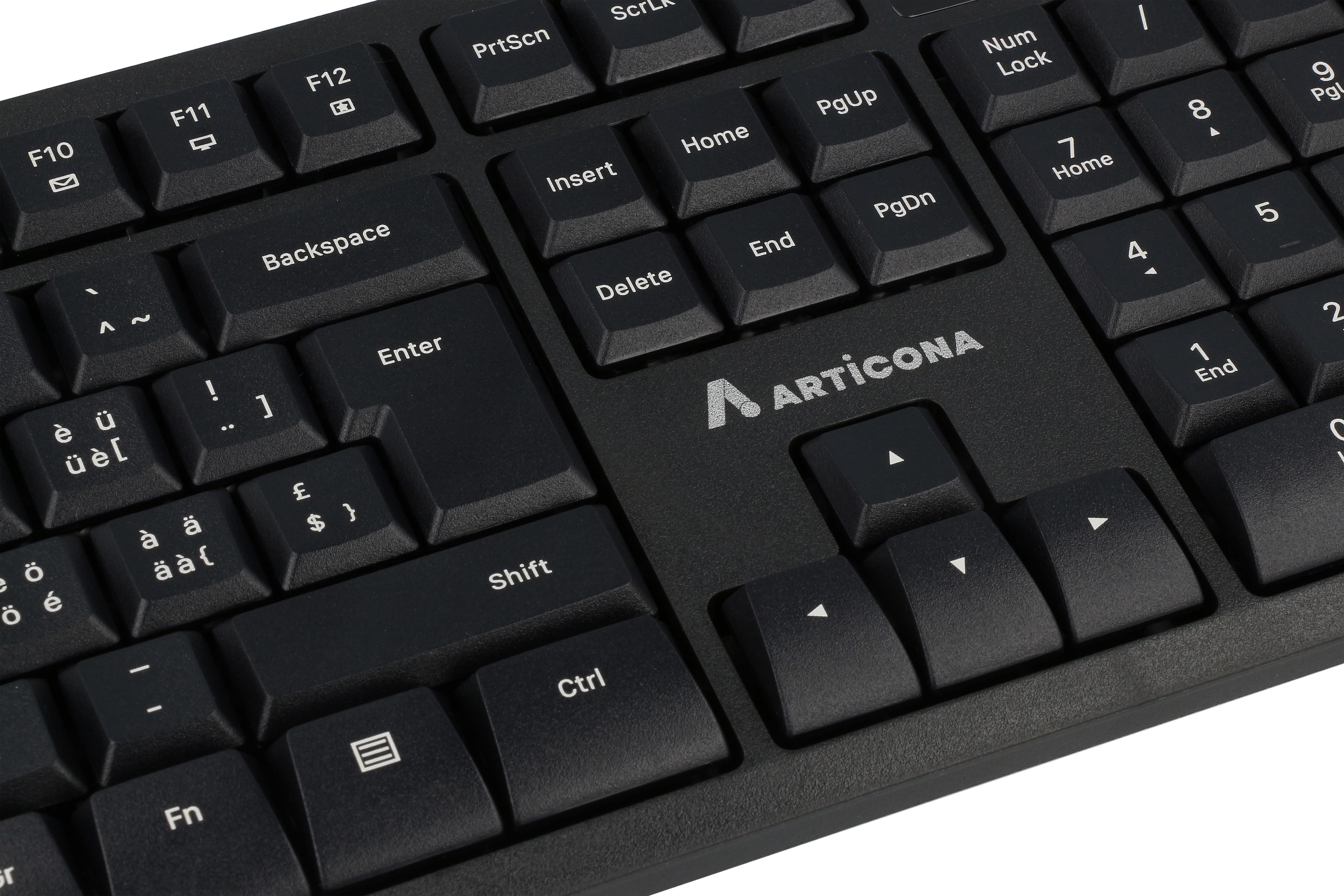 ARTICONA Simple Black Keyboard