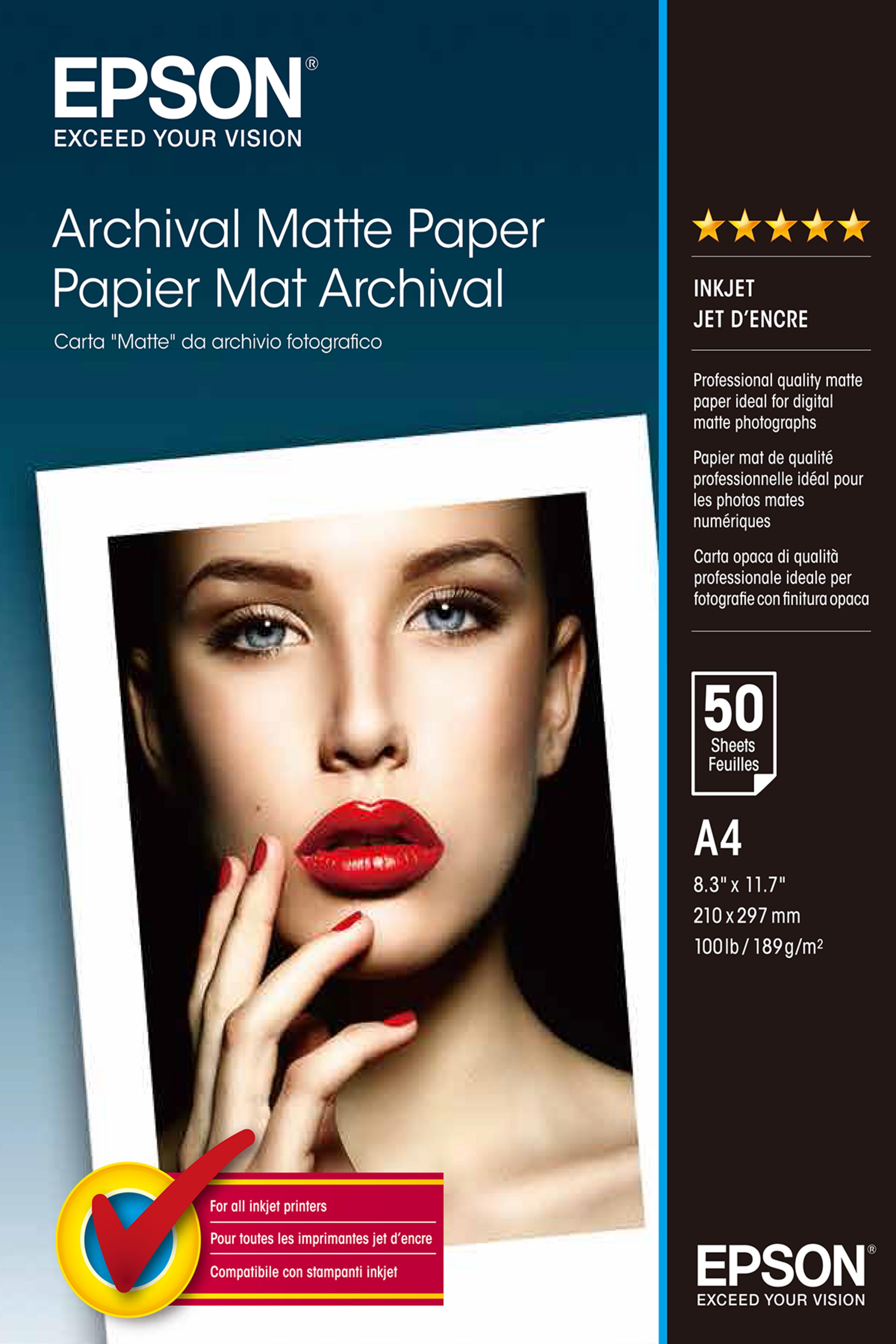 Epson Archival Matte Paper 50 Sheets