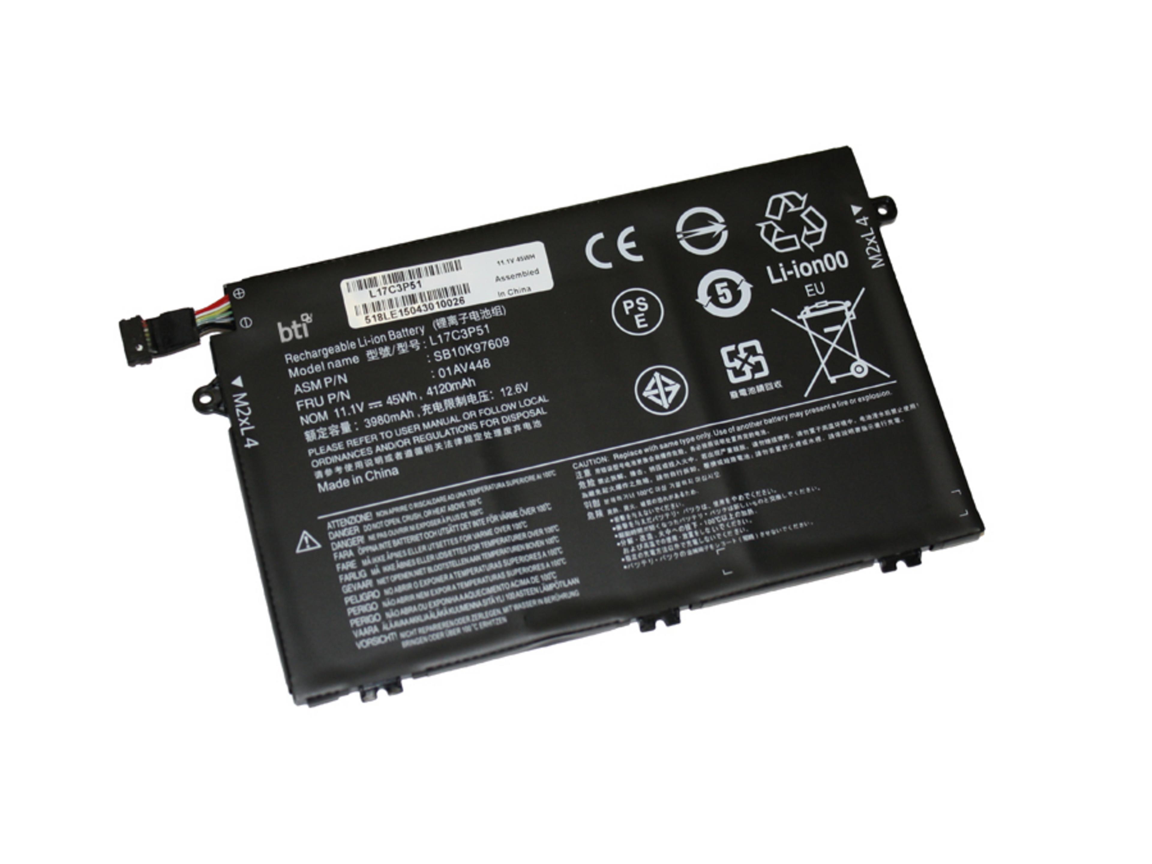 BTI 3 Zellen Lenovo 4.050 mAh Akku