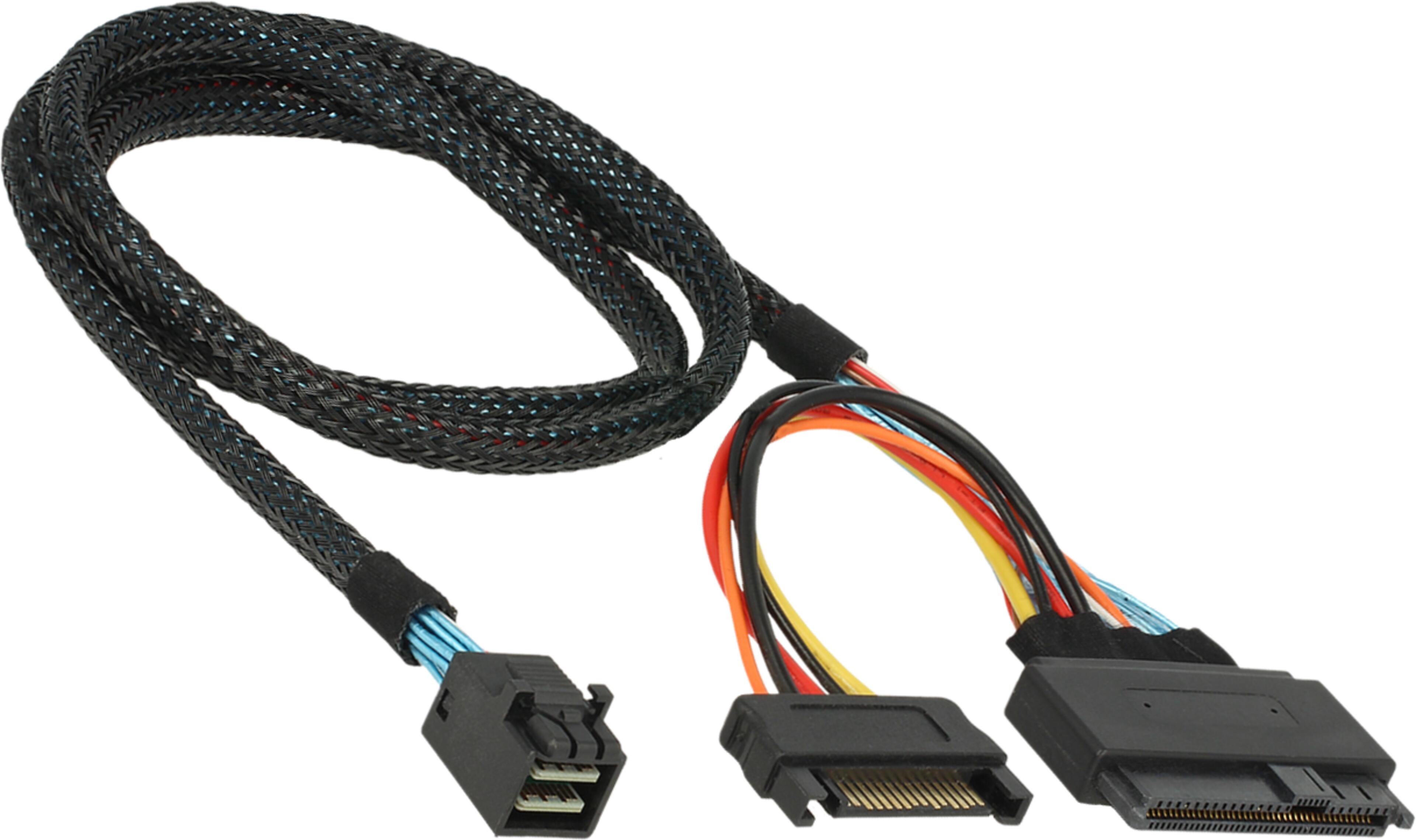 SAS Kabel extern SFF8643-SFF8639 0,75 m