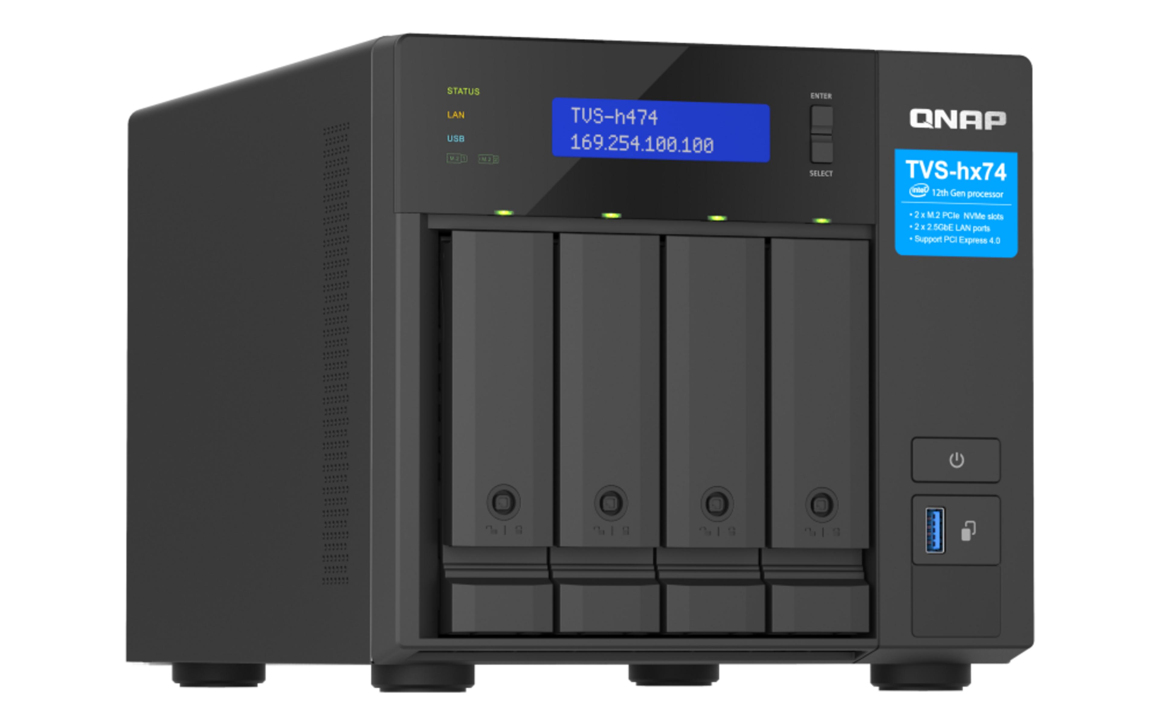 QNAP TVS-h474 8GB 4-bay NAS