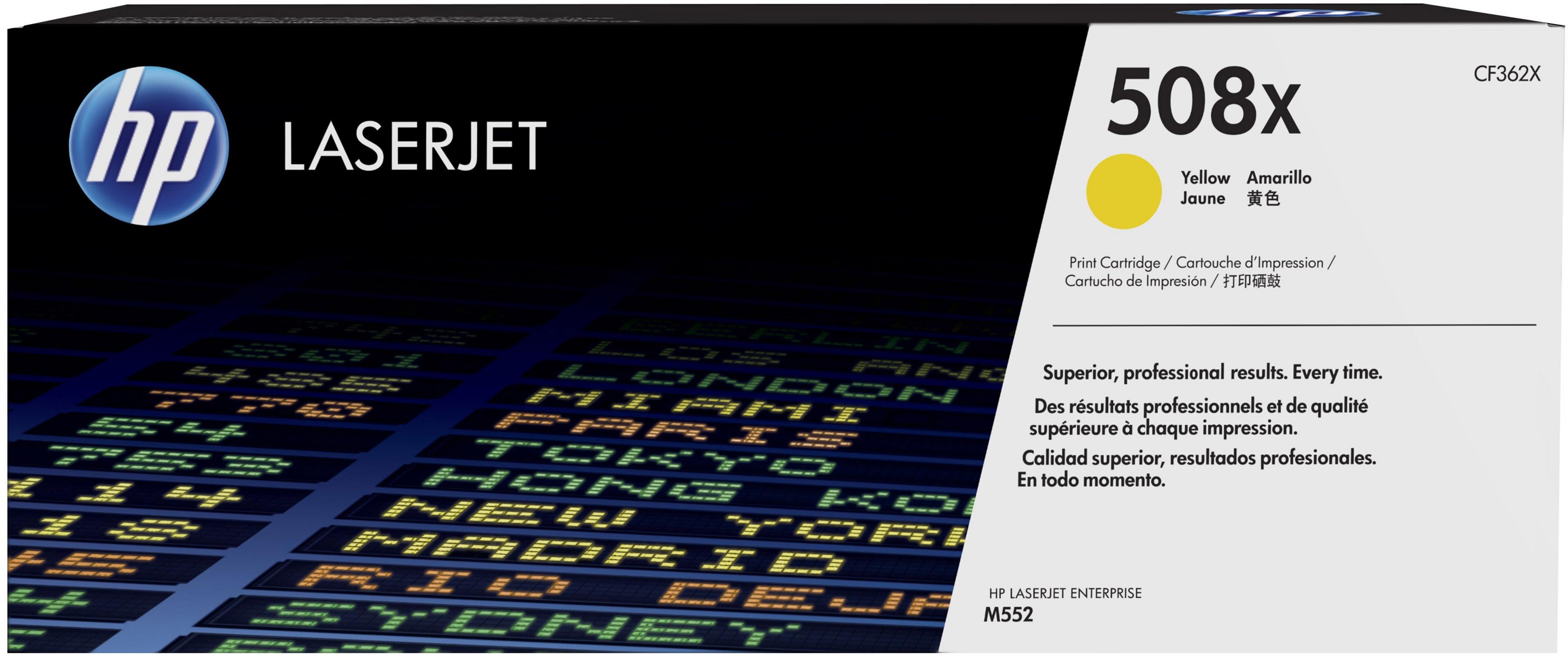 Toner HP 508X, jaune