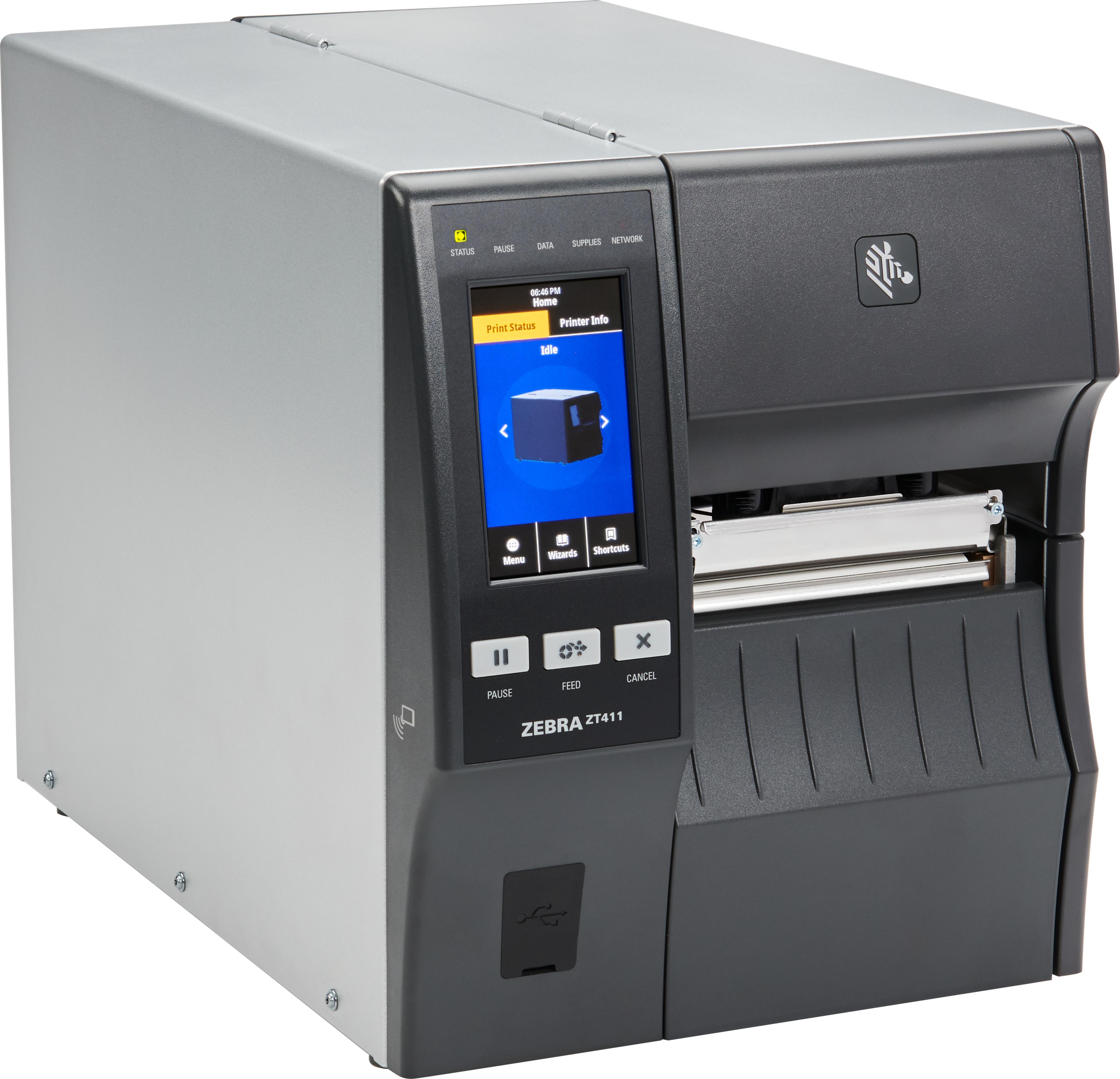 Zebra ZT411 TT 203dpi Printer w/ Peeler