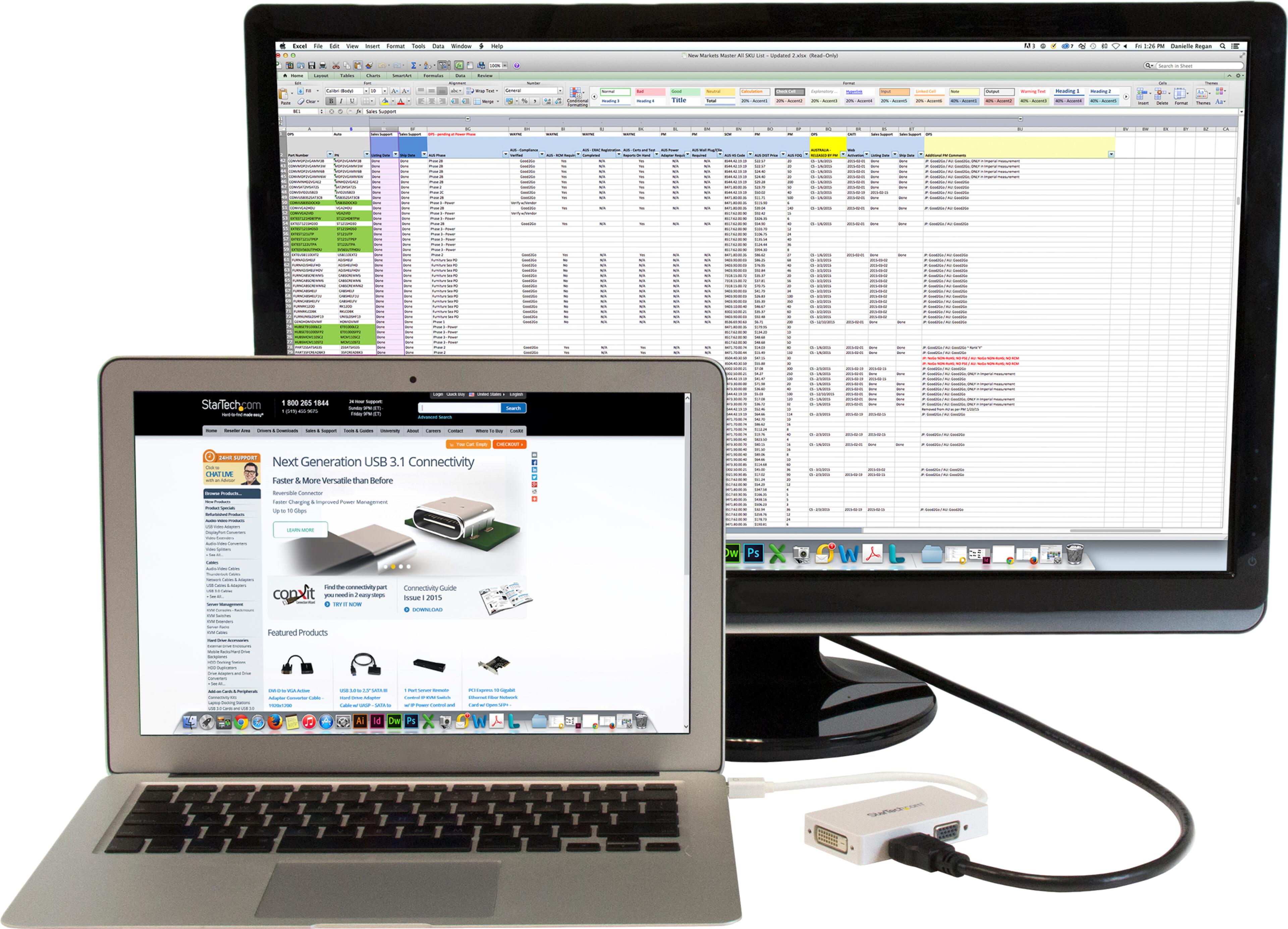 StarTech Mini DP-VGA/HDMI/DVI-D Adapter