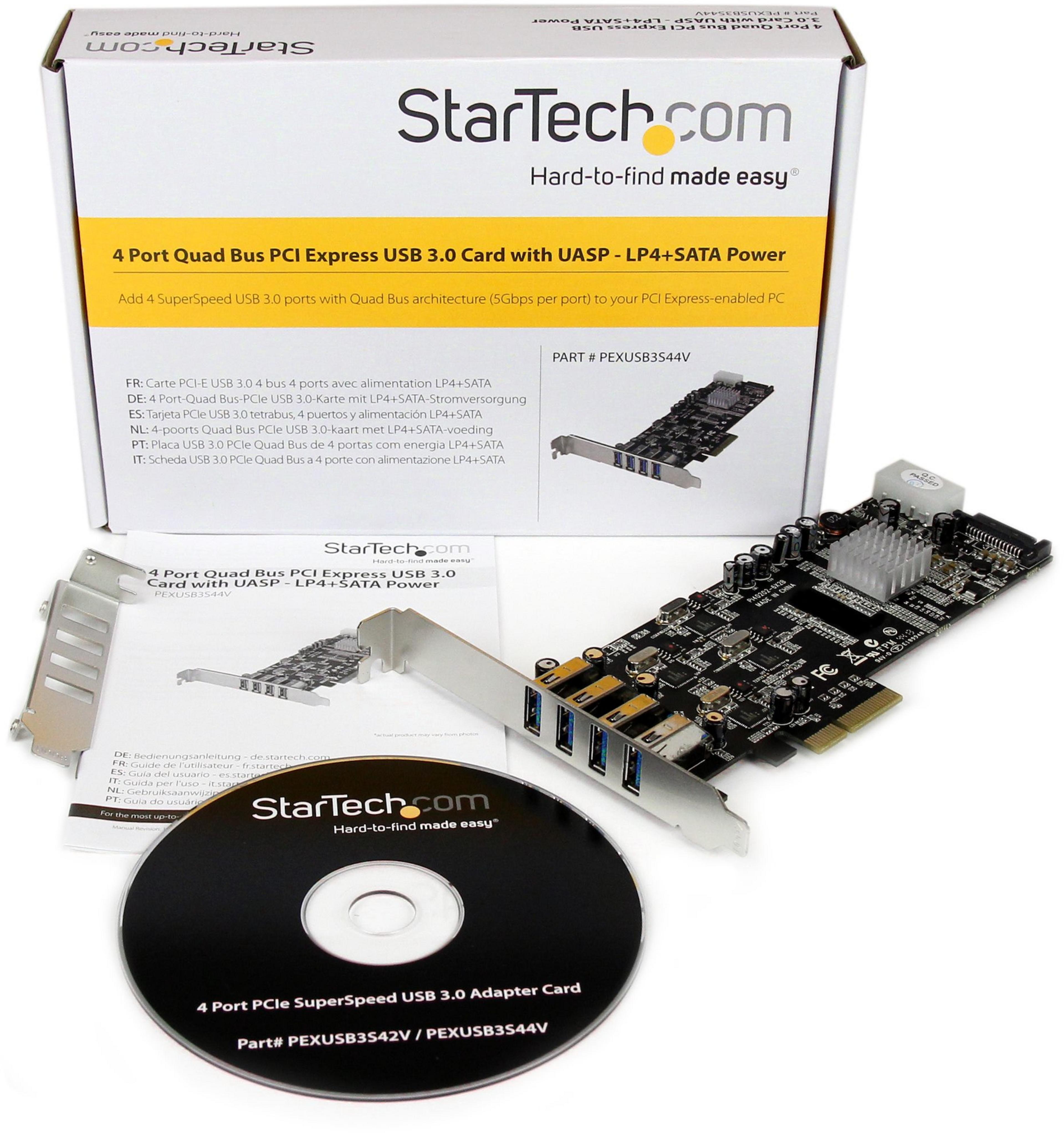 StarTech 4x USB 3.0 PCIe Interface