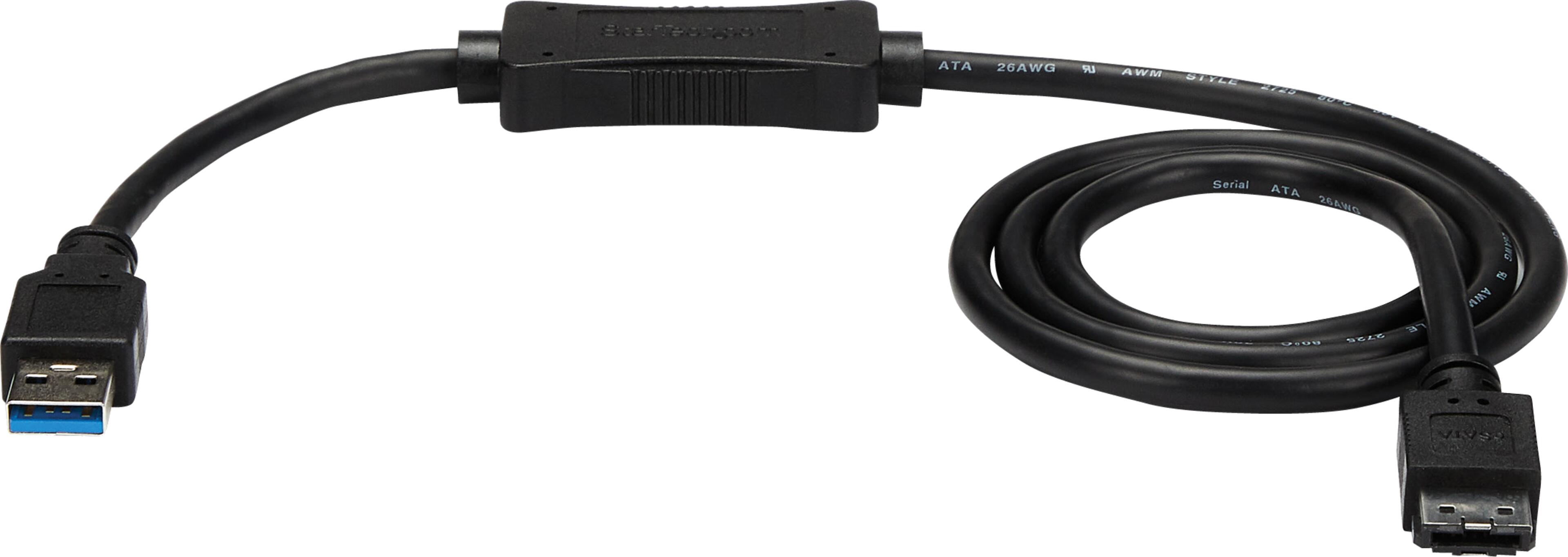 Adapter USB 3.0 Type-A/m - eSATA/m 0.8m