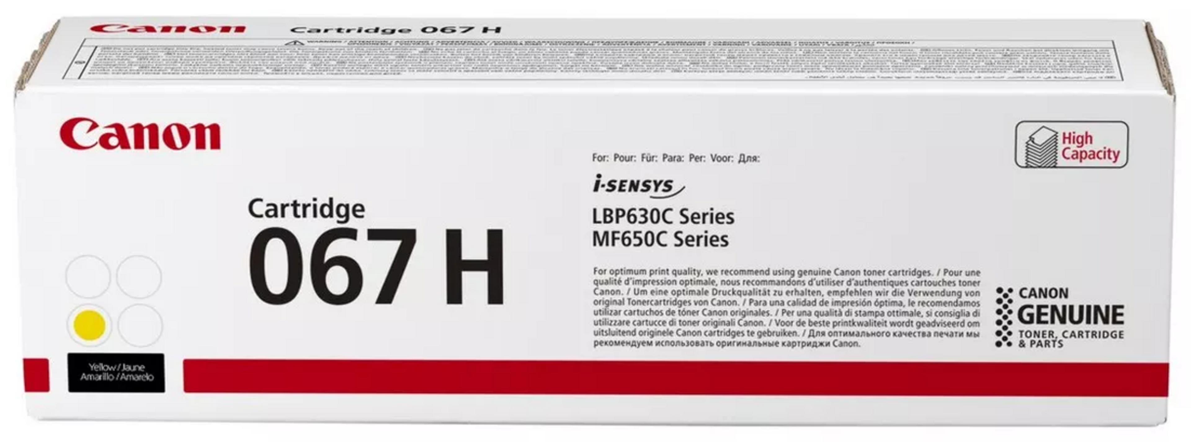 Canon 067H Toner gelb