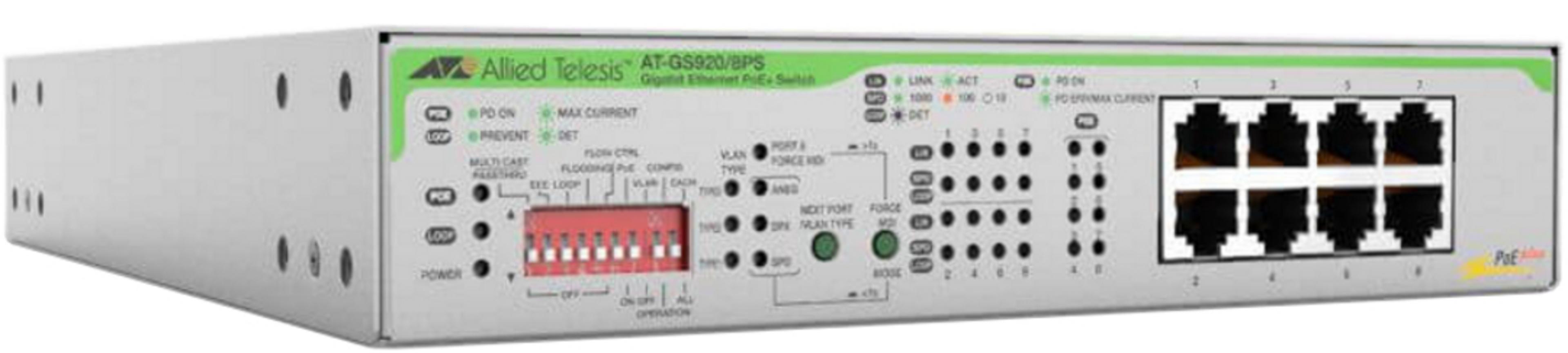 Allied Telesis AT-GS920/8PS PoE Switch