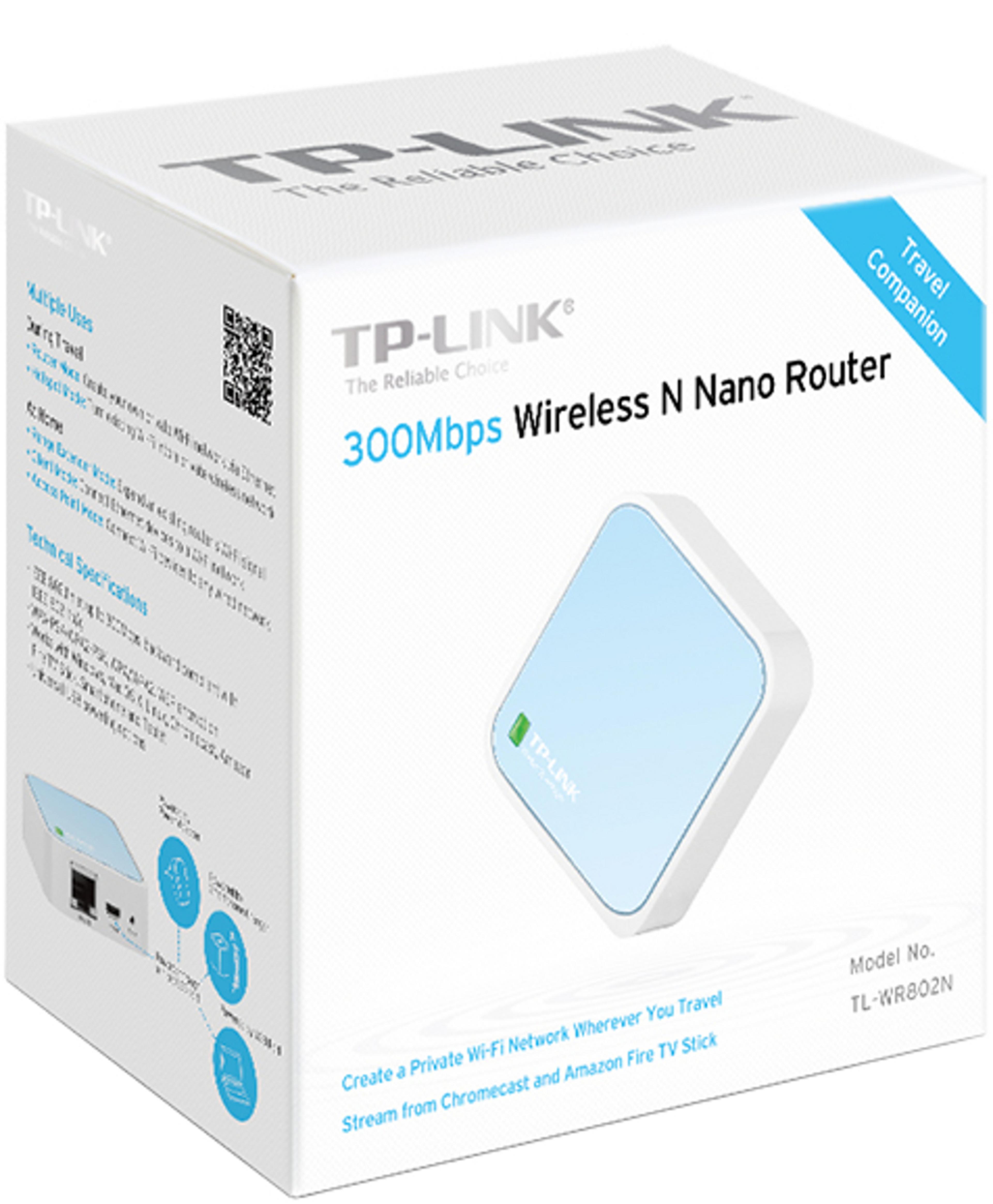 TP-LINK TL-WR802N Nano WLAN Router Mob.