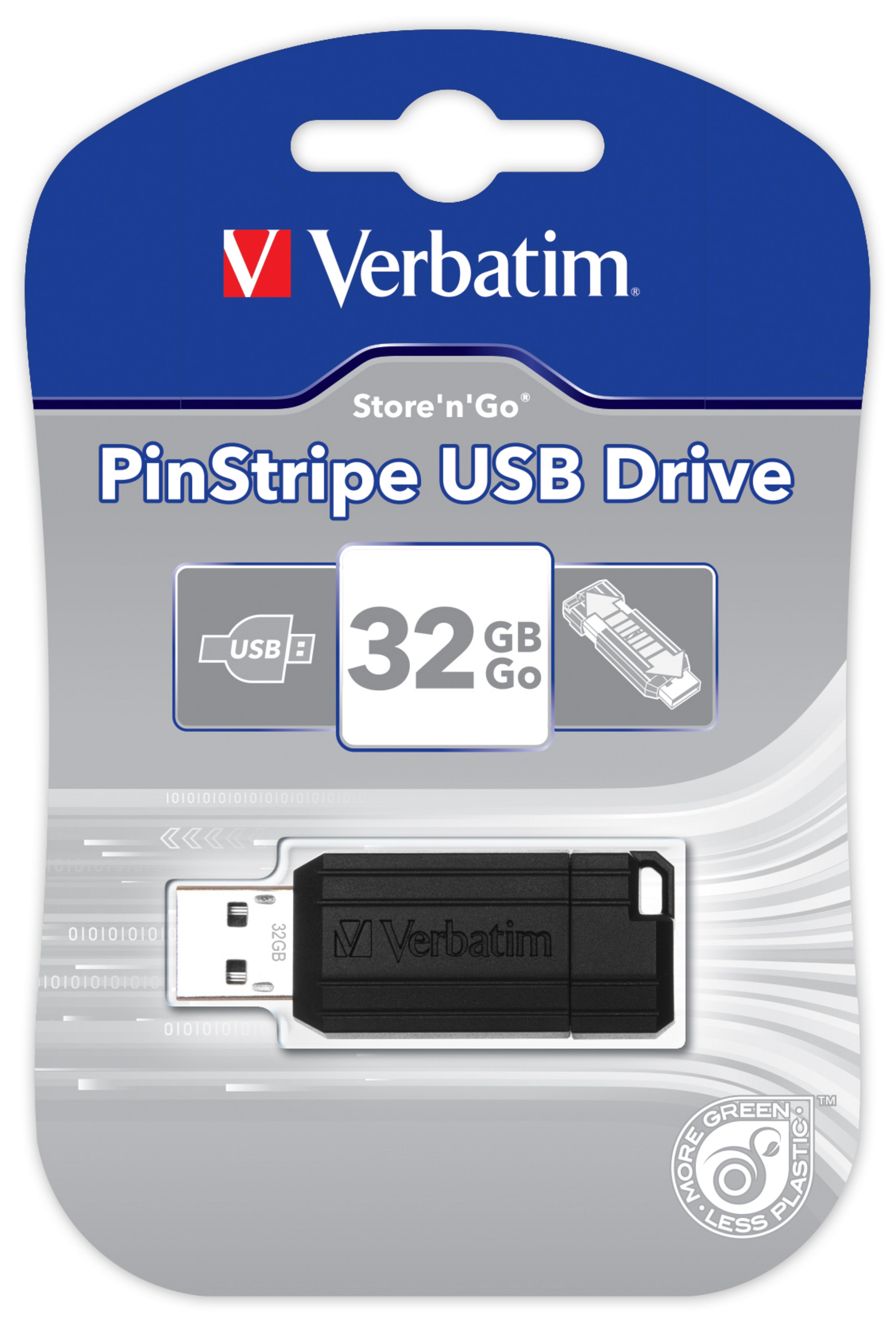 Verbatim Pin Stripe USB Stick 32GB