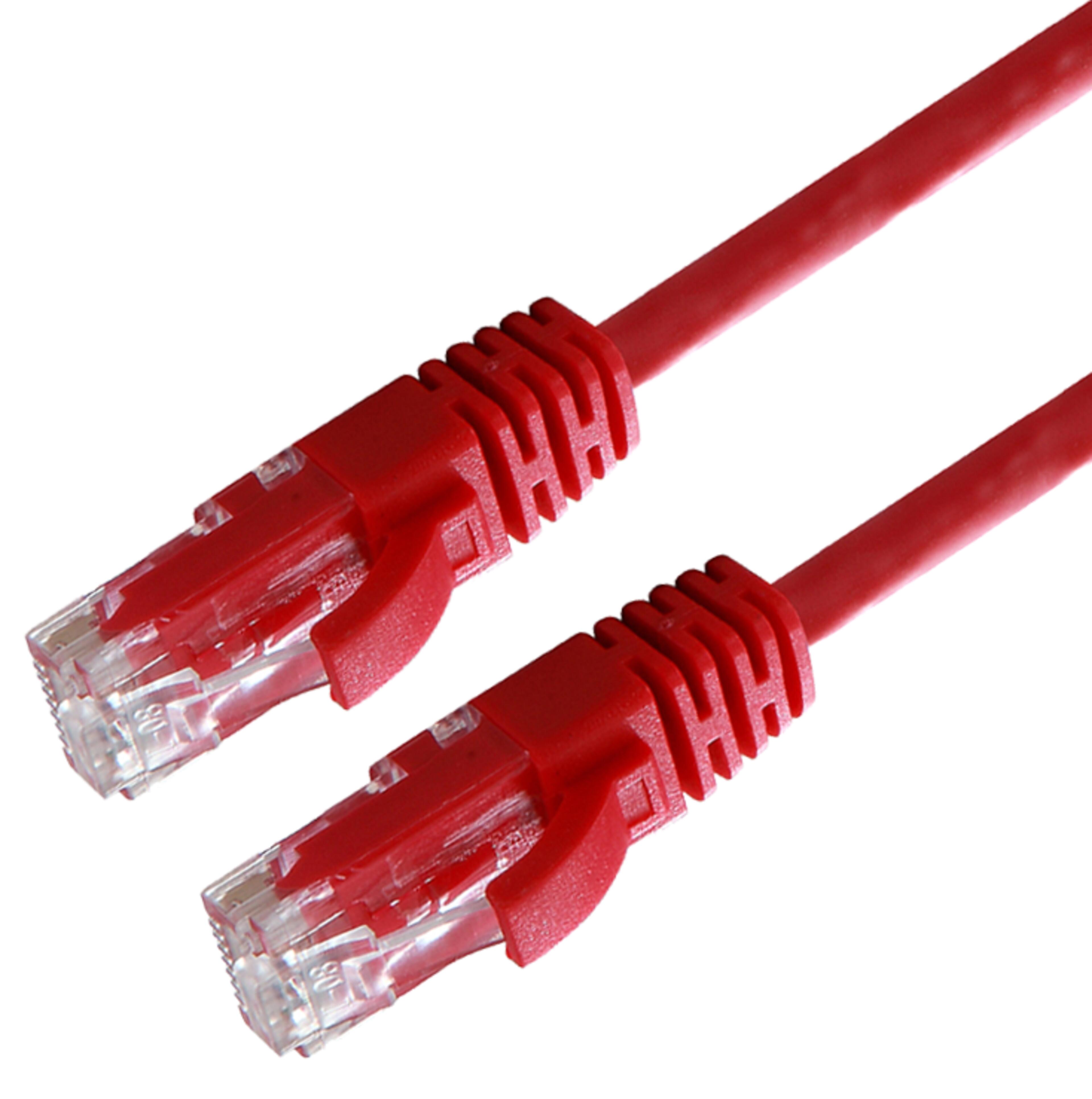 ACT Patchkabel RJ45 Cat6 red 0.5m