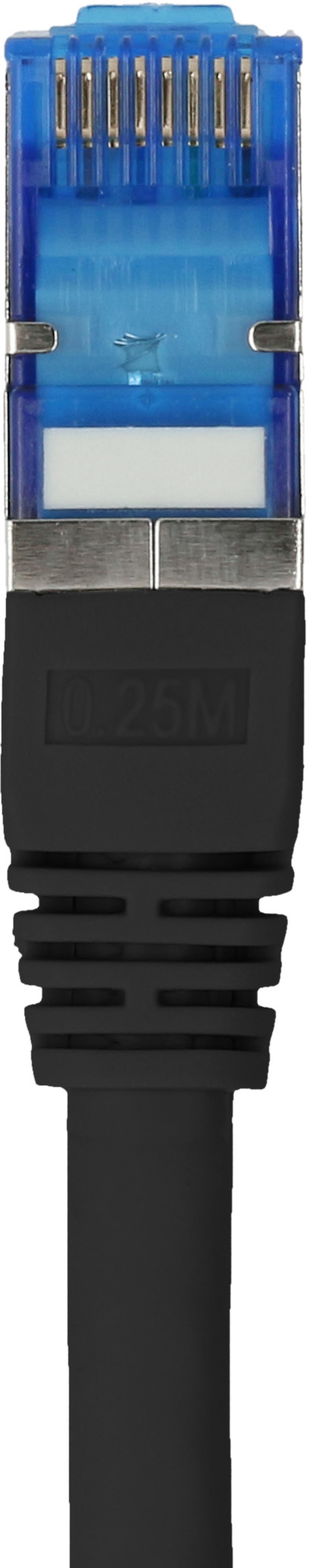 Patch Cable RJ45 S/FTP Cat6a 3m Black