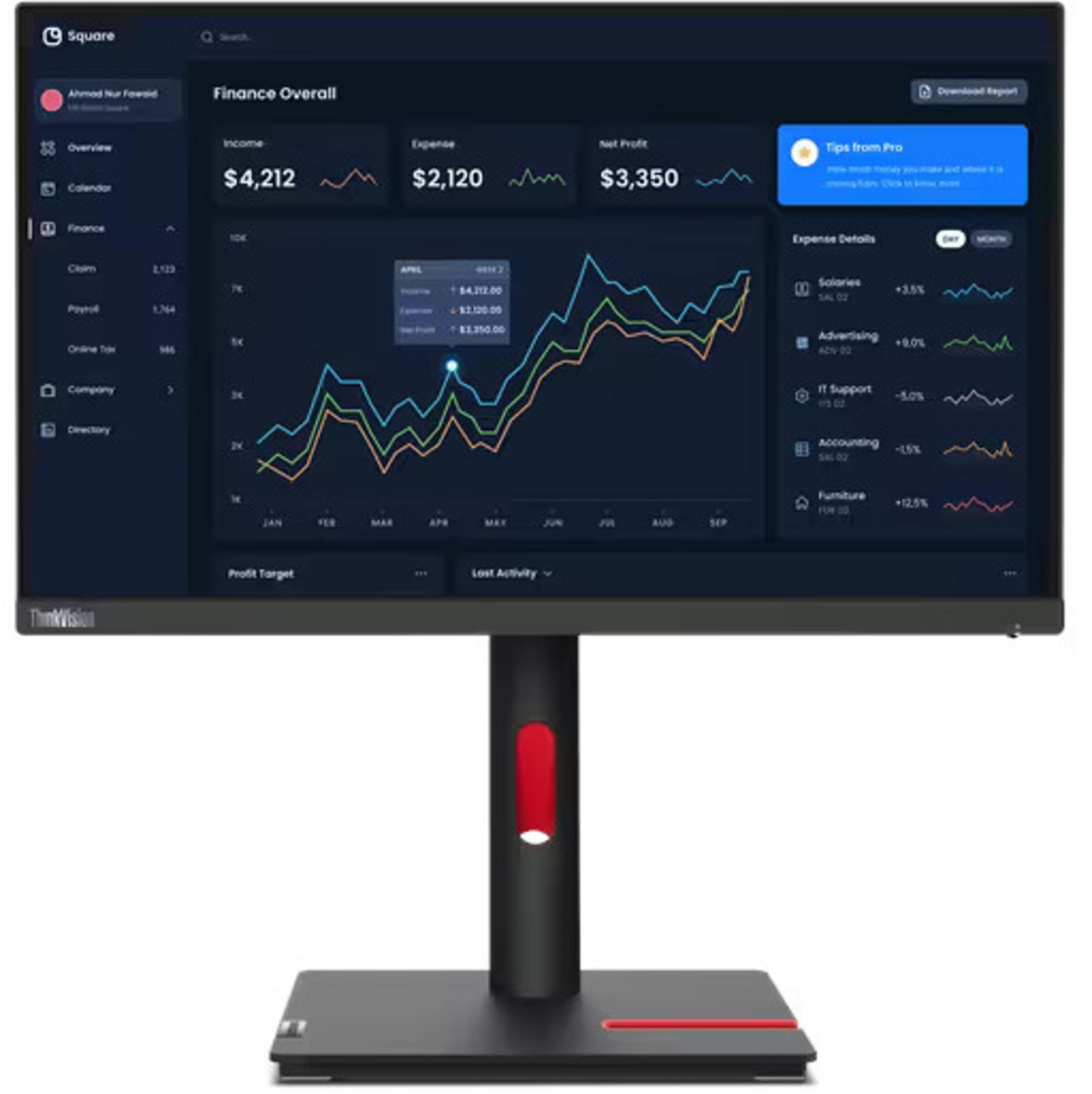 Lenovo ThinkVision T22i-30 Monitor