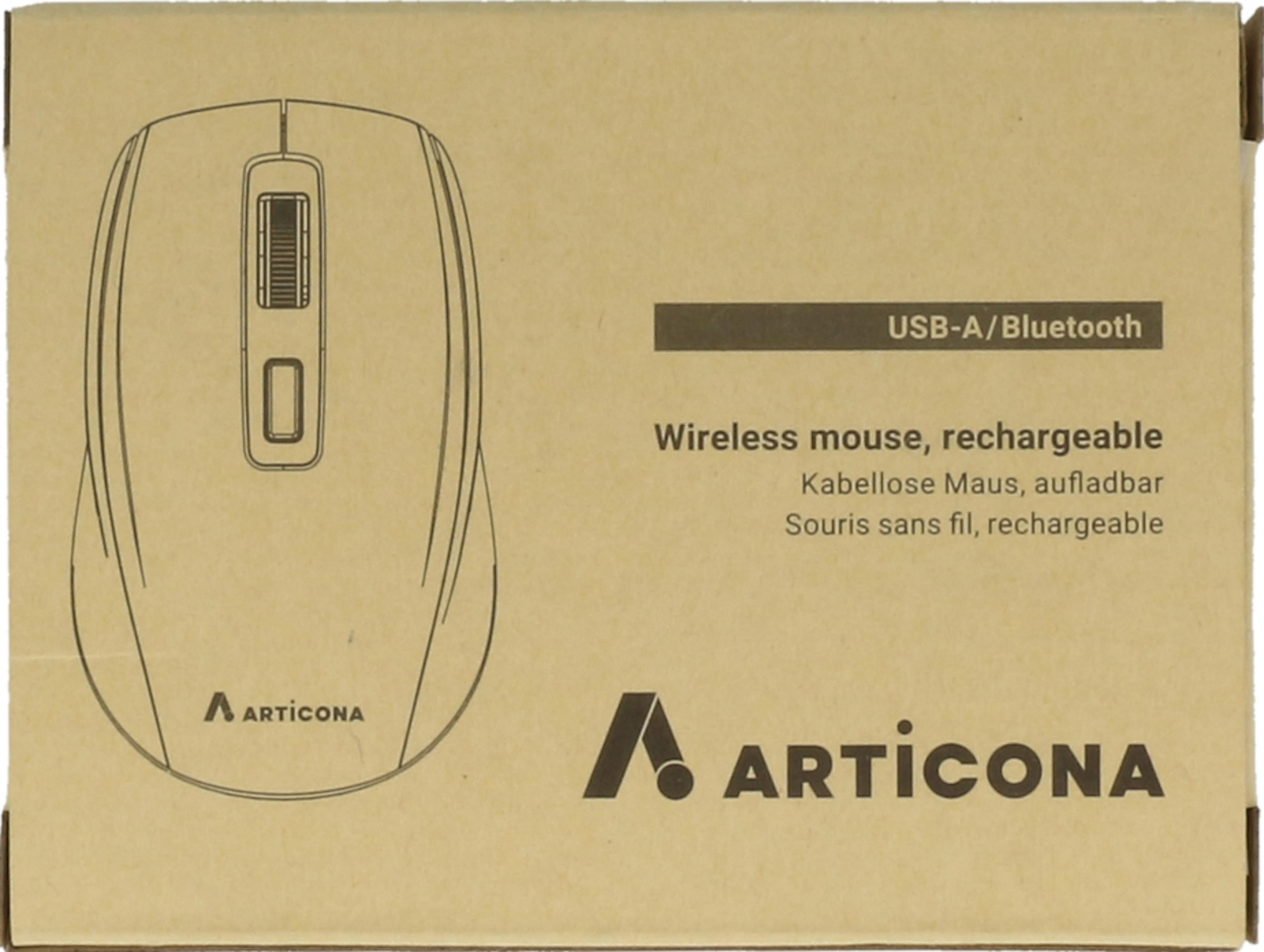 ARTICONA USB A/Bluetooth Recharge. Mouse