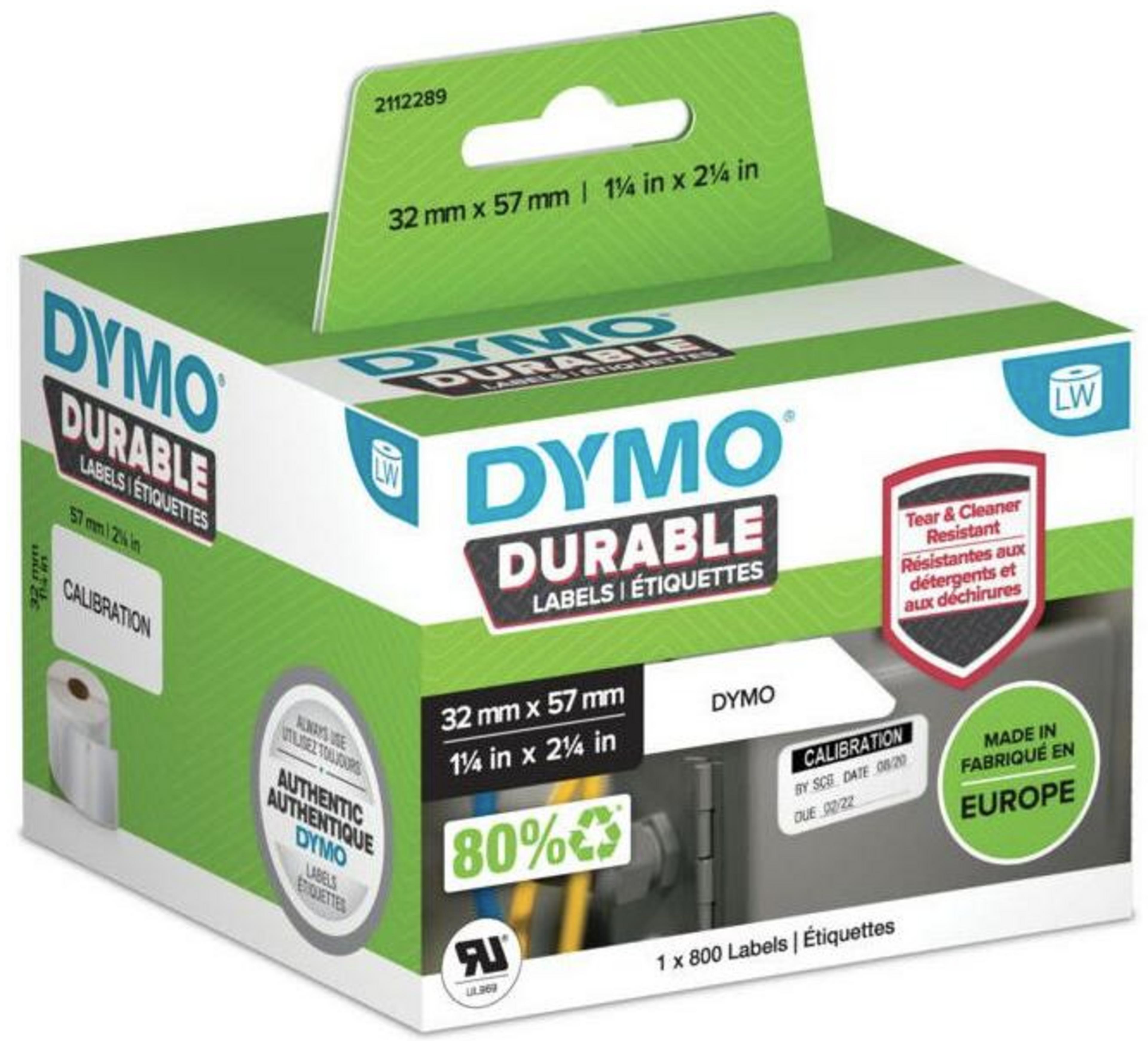 DYMO LW 32x57mm Labels White
