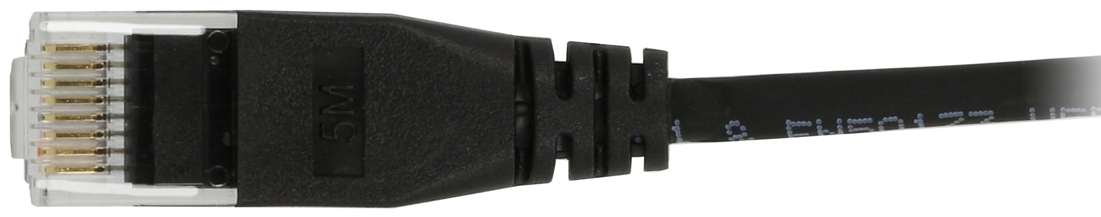 Patchkabel RJ45 U/UTP Cat6a 1,5m schwarz