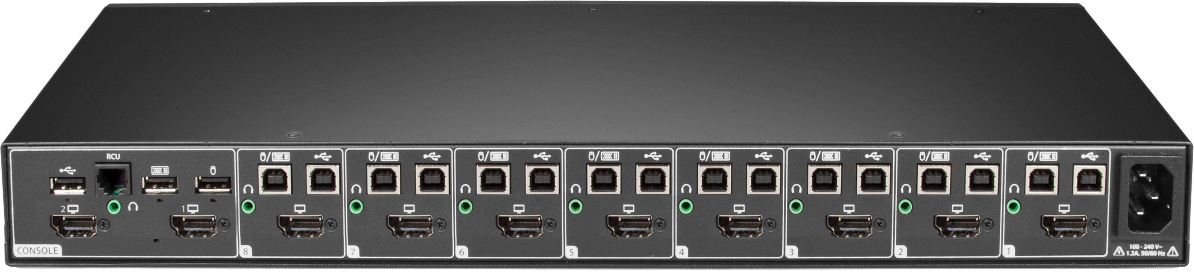 Vertiv Cybex KVM Switch HDMI/DP 8-port