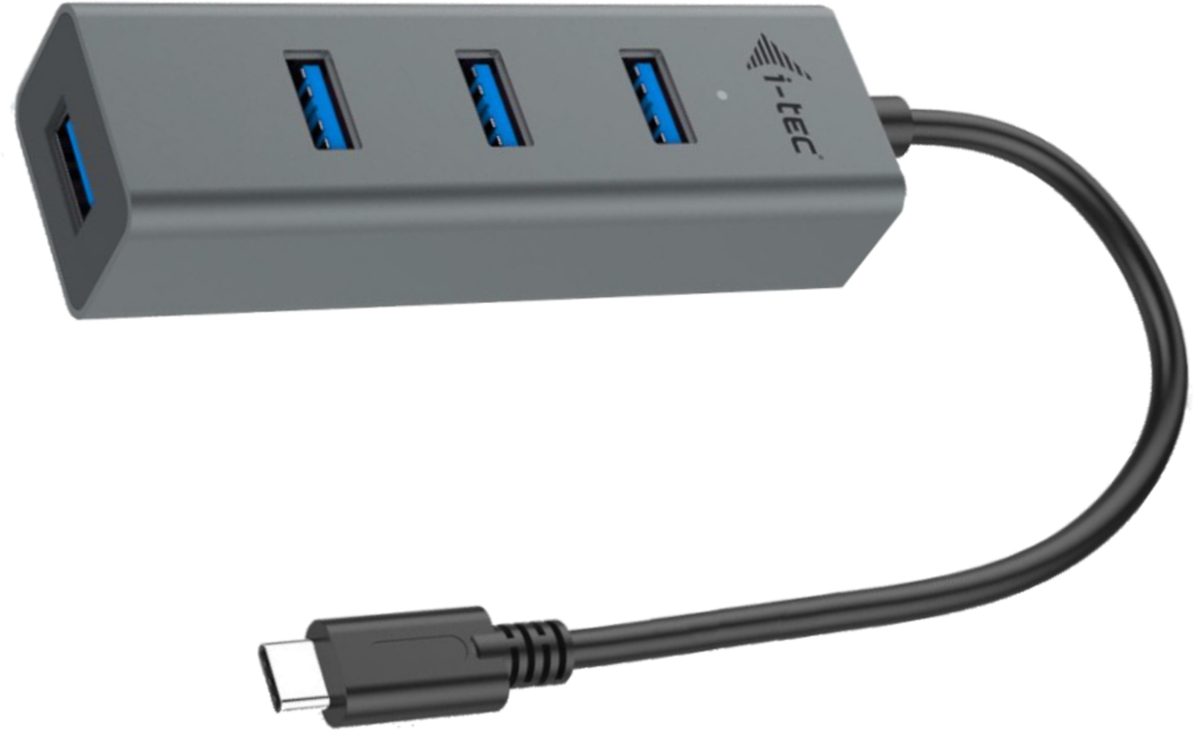 Hub USB-C 3.0 i-tec Metal 4 ports