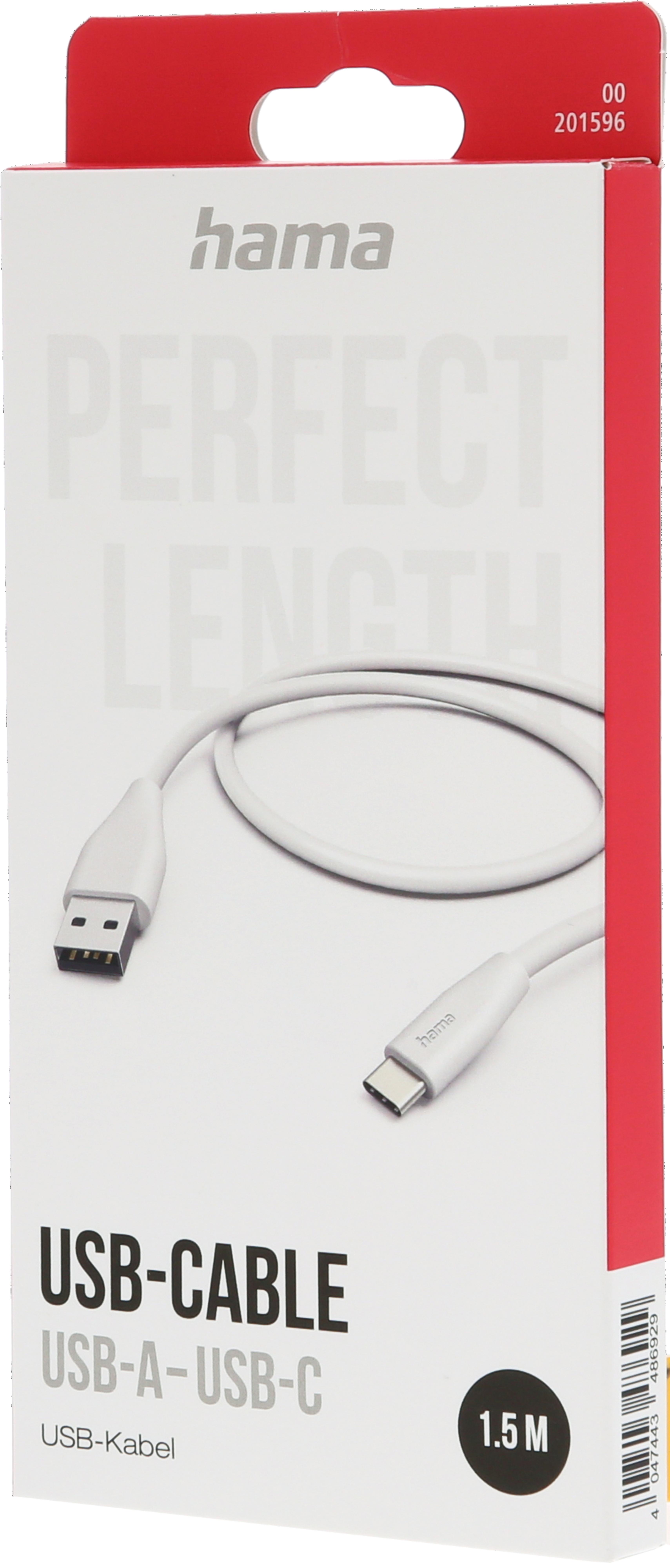 Hama USB Type-C - A Cable 1.5m