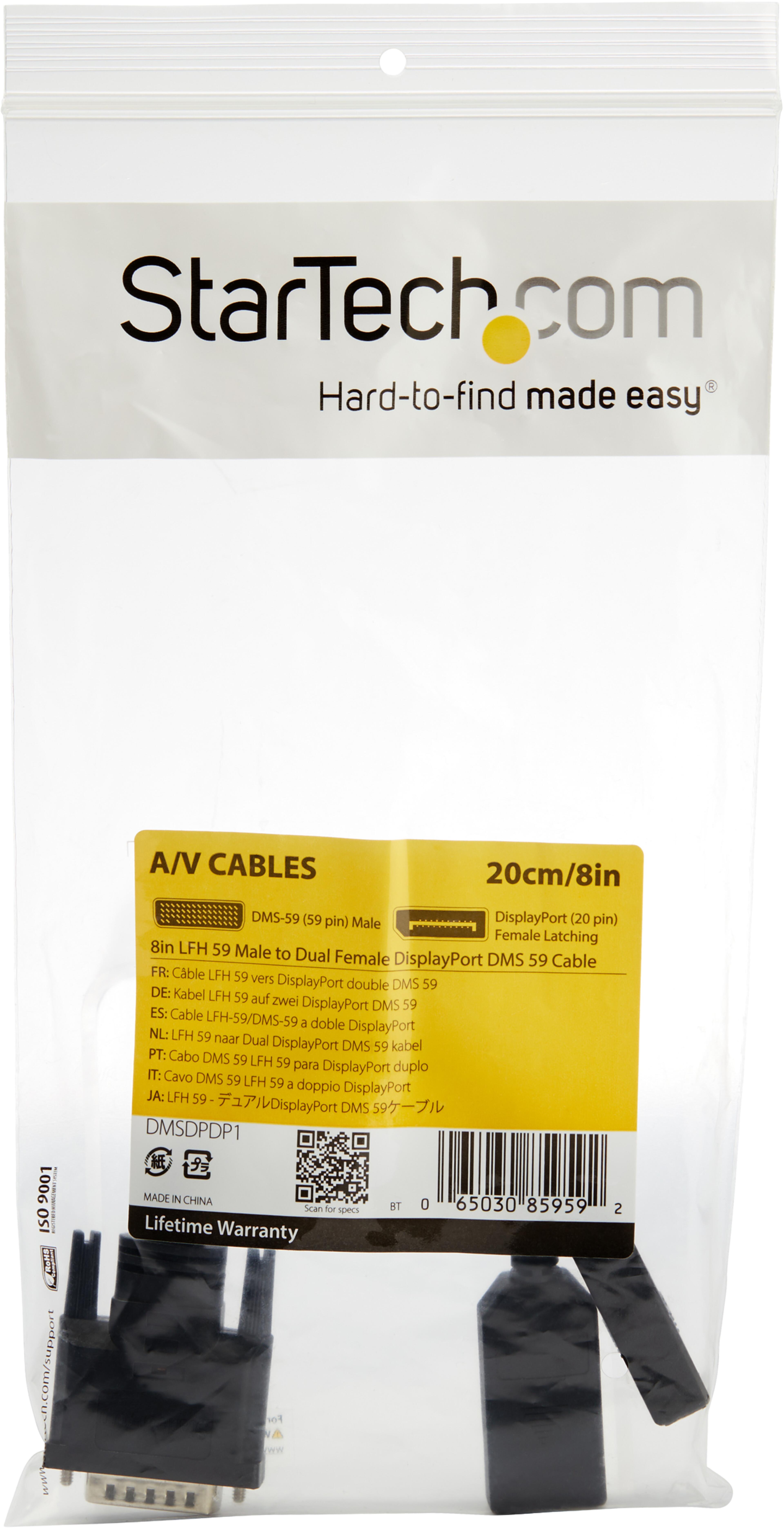 StarTech DMS59 - 2x DisplayPort Adapter