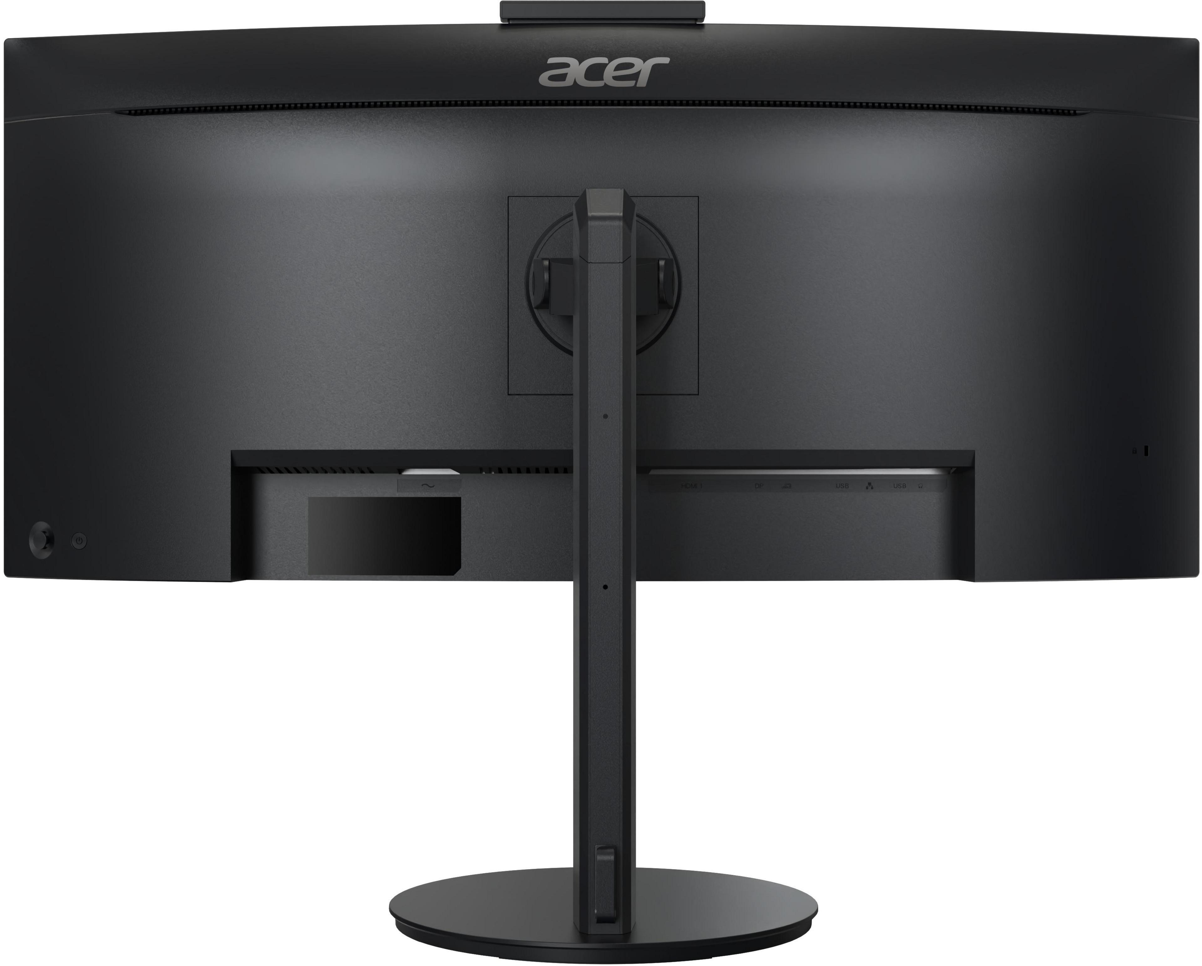 Acer vero cb343curj0bemiiprcuzx zadnji pogled s priključki in ergonomskim stojalom