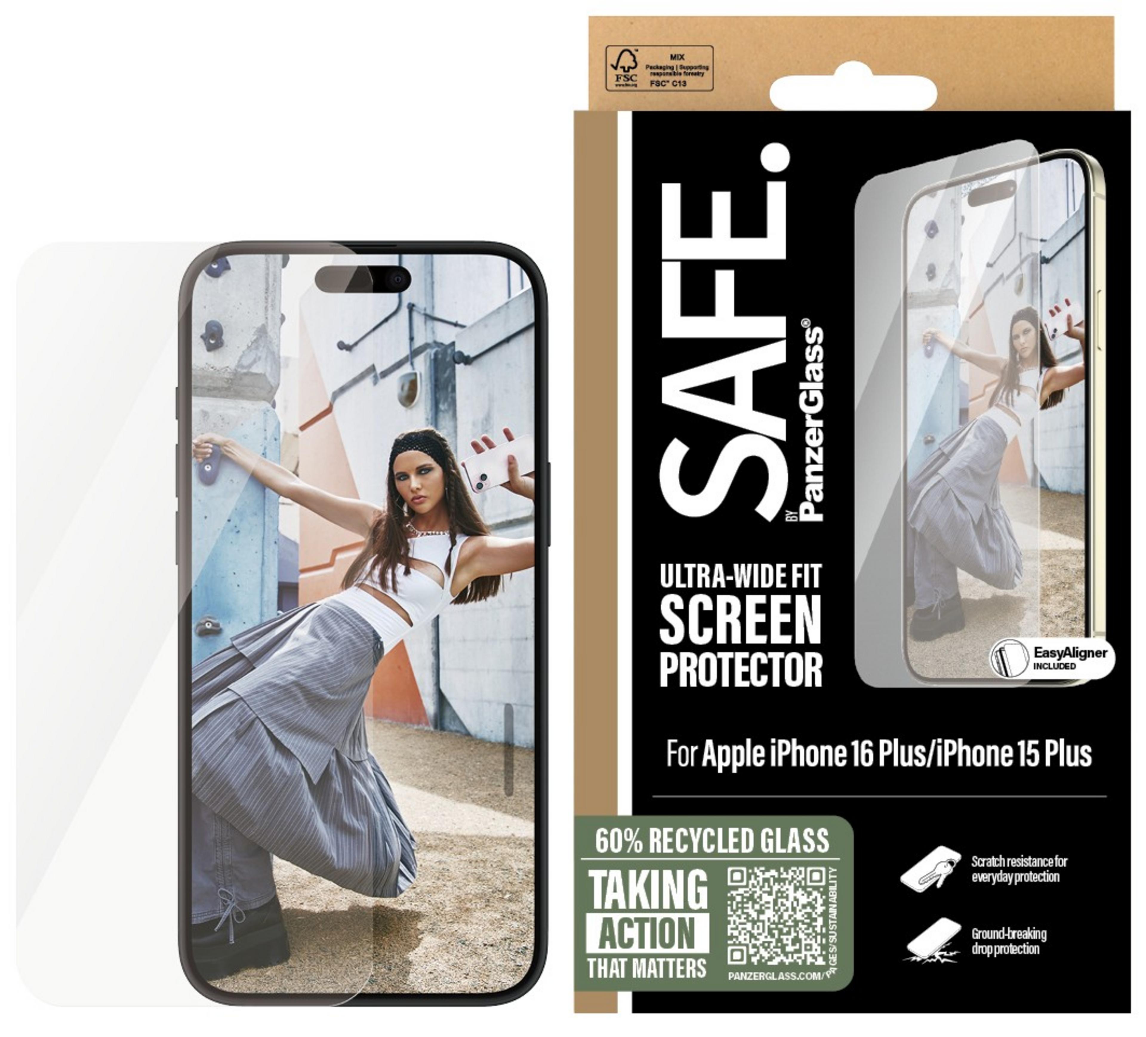 PanzerGlass iPhone 15+/16+ Screen Prot.