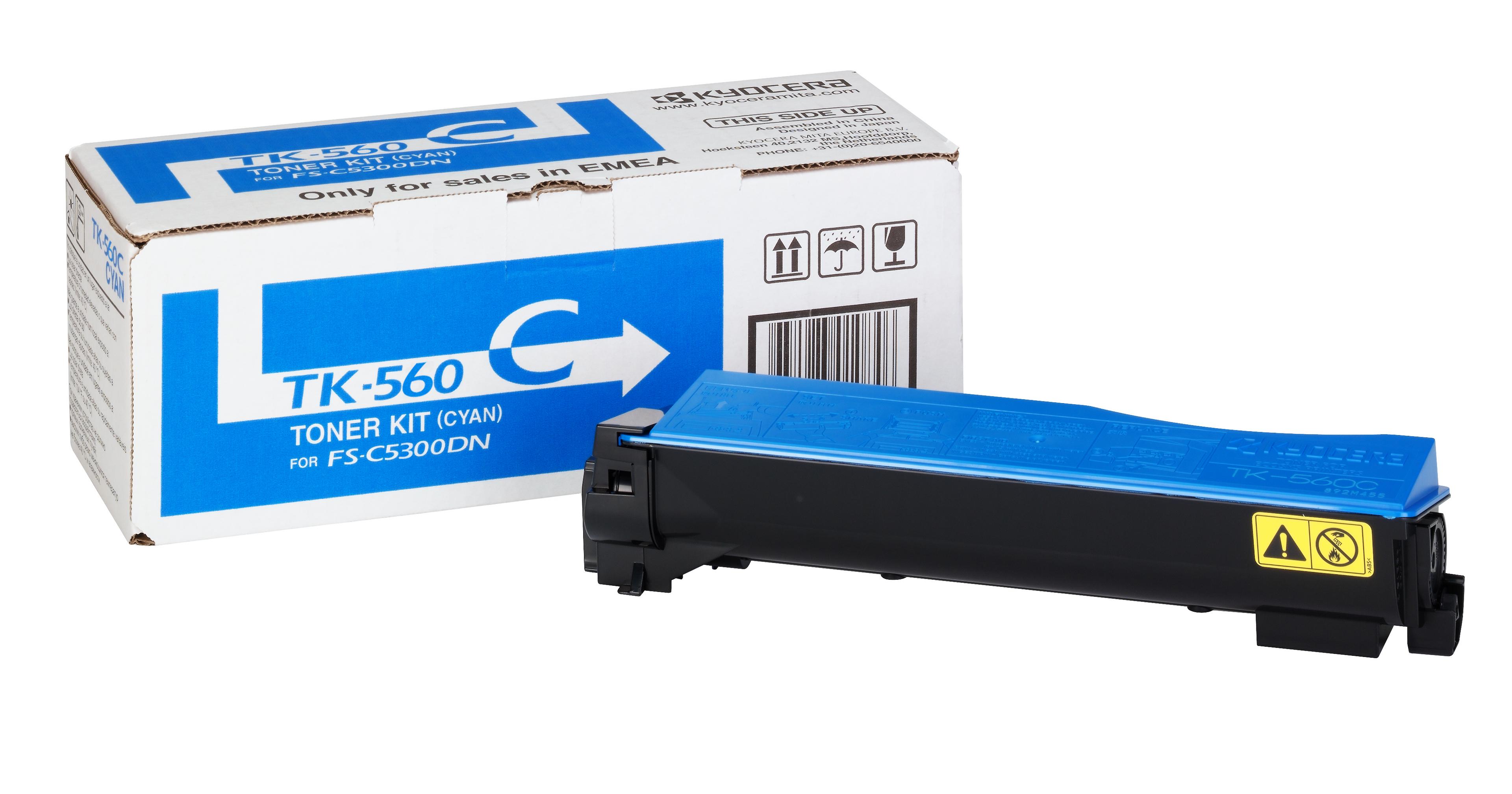 Kyocera TK-560C Toner Kit Cyan
