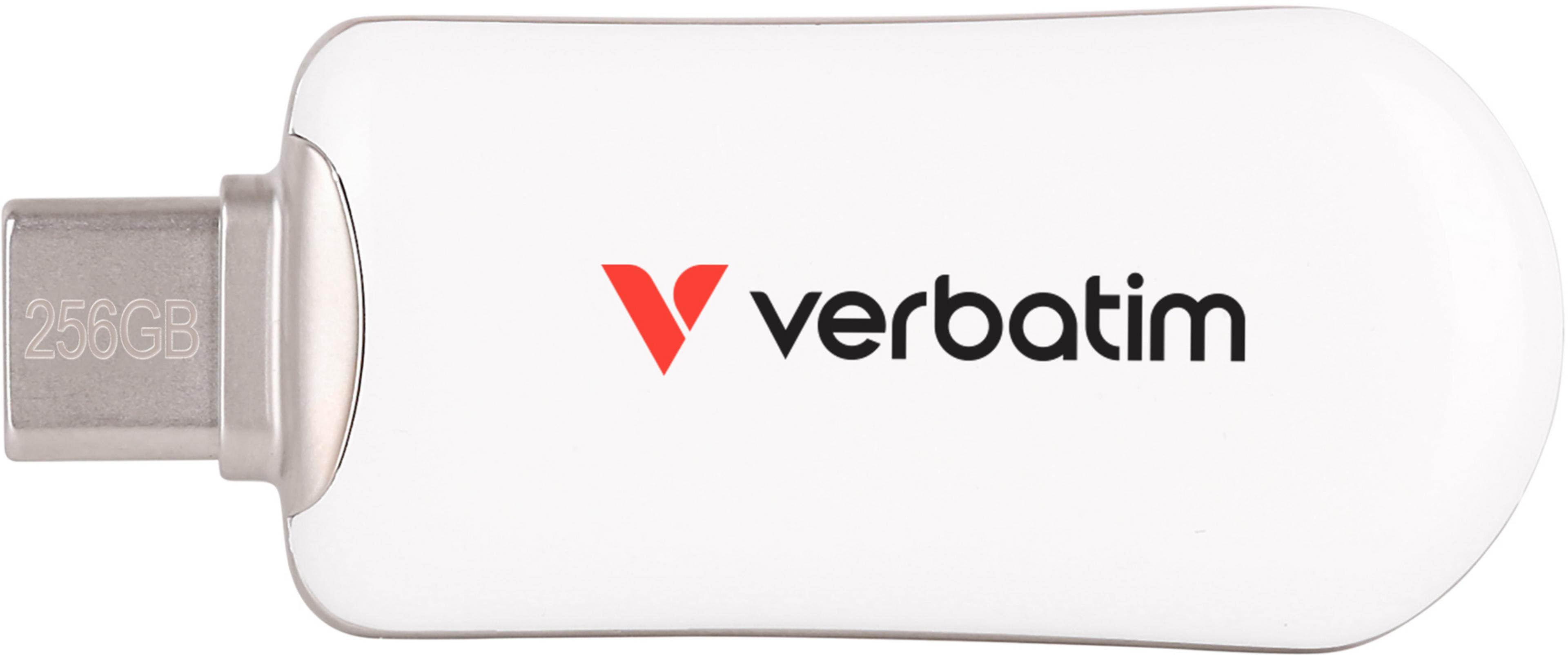 Verbatim Plectra 256 GB USB Stick weiß