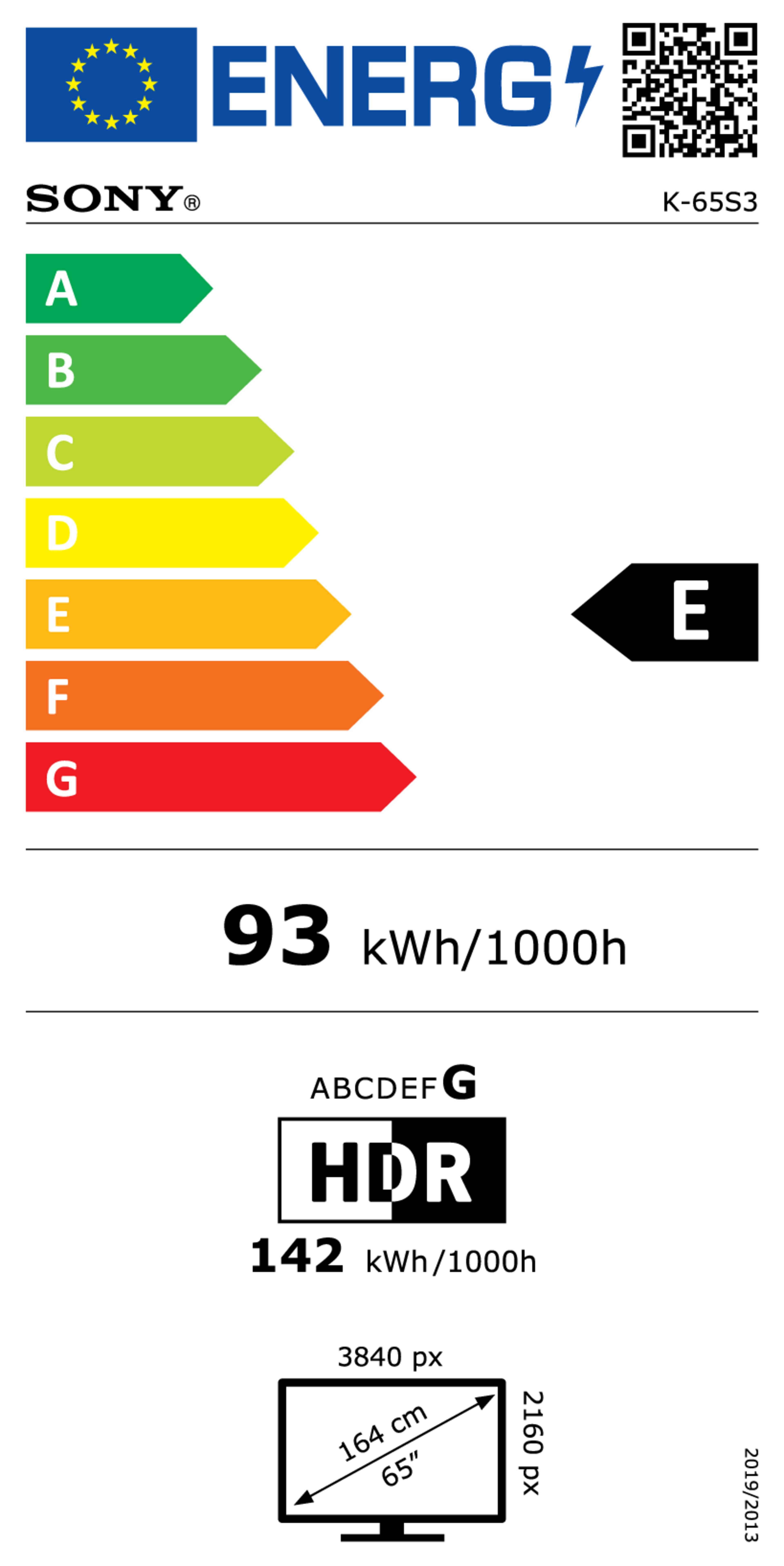 Sony Bravia FWD-65S35 Display