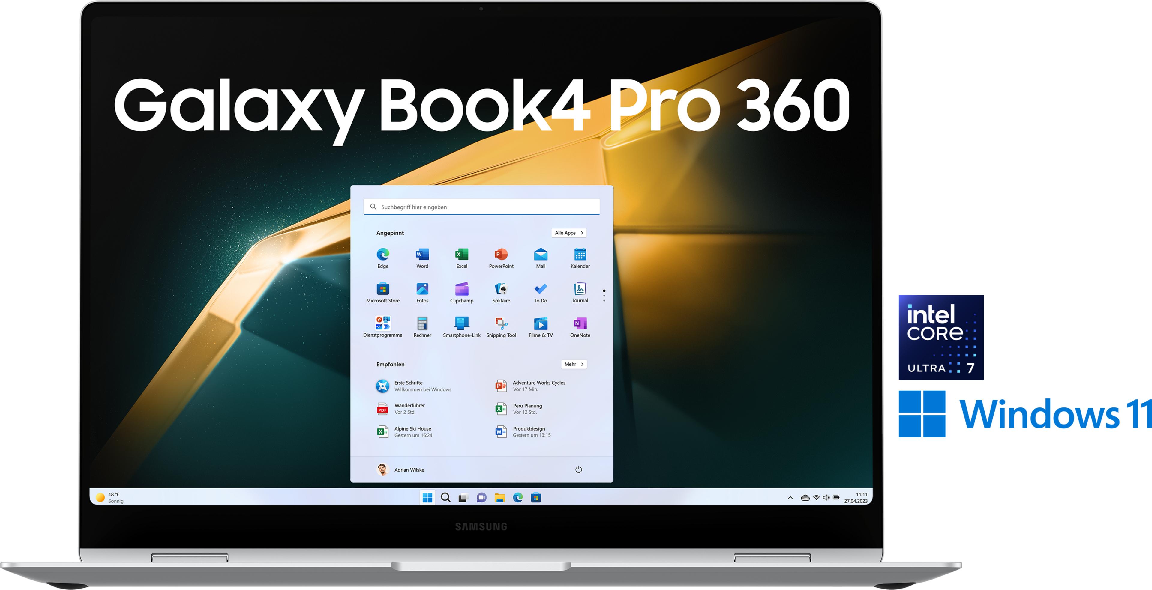 Samsung Book4 Pro 360 U7 16/512GB silver