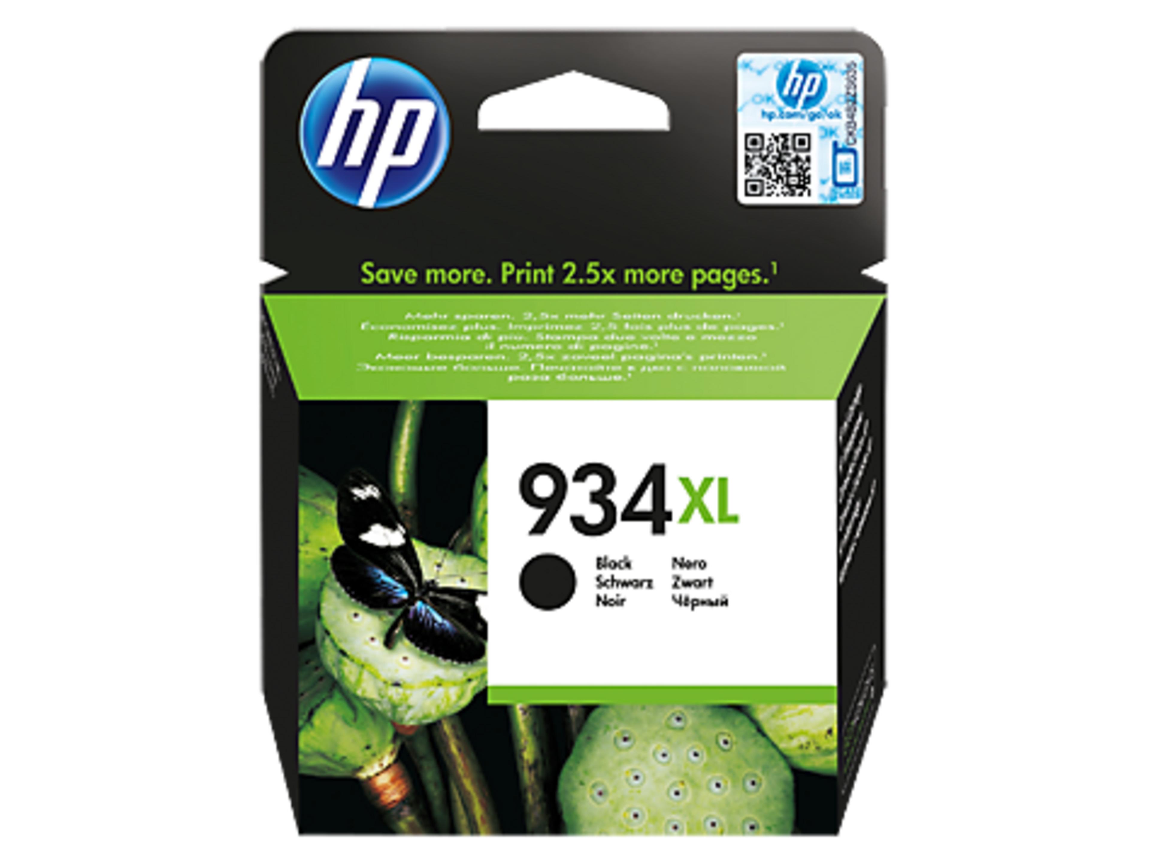 HP 934XL Tinte schwarz