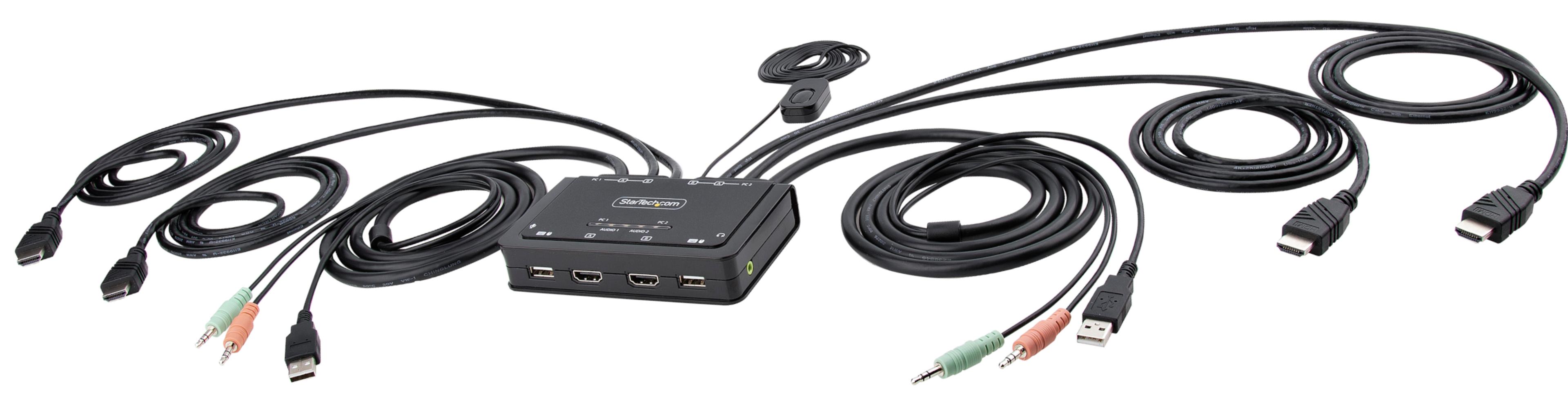 Prepínač KVM StarTech HDMI DualHead 2p.
