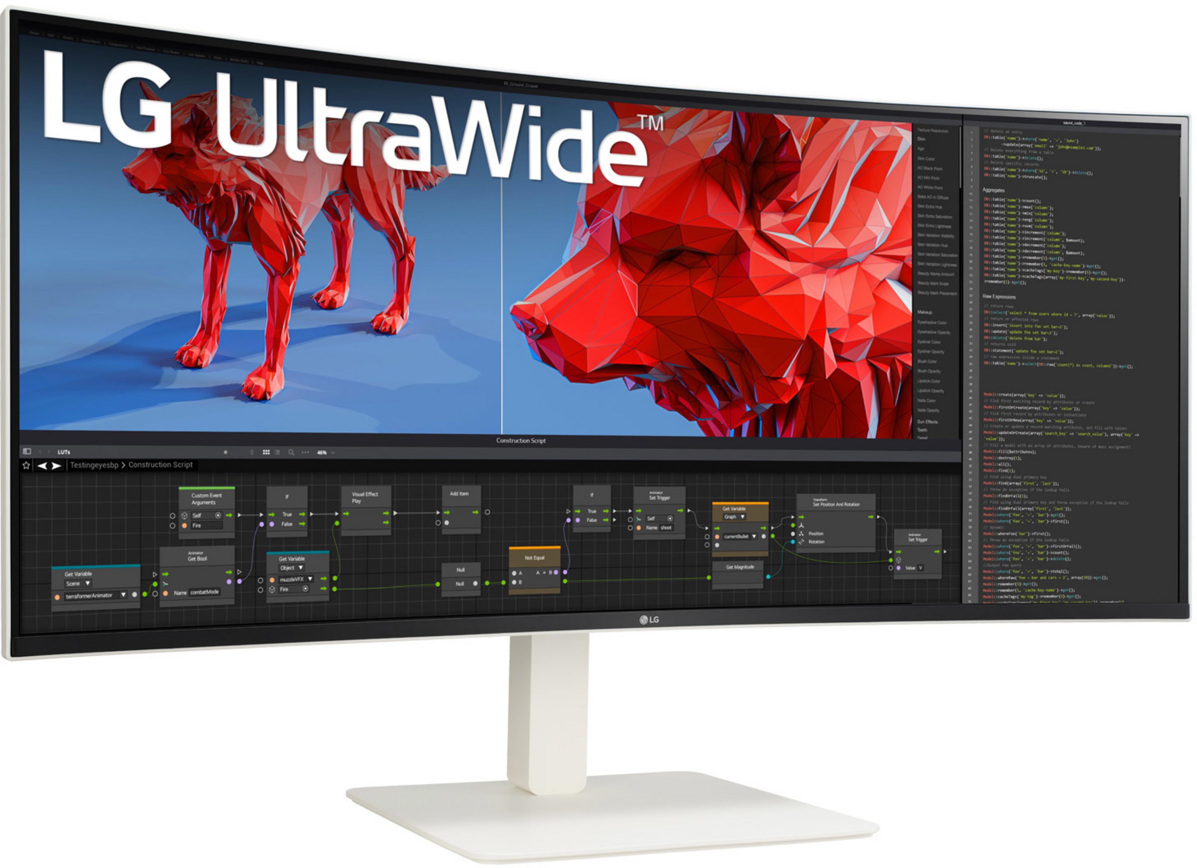 LG 38WR85QC-W UltraWide Curved Monitor