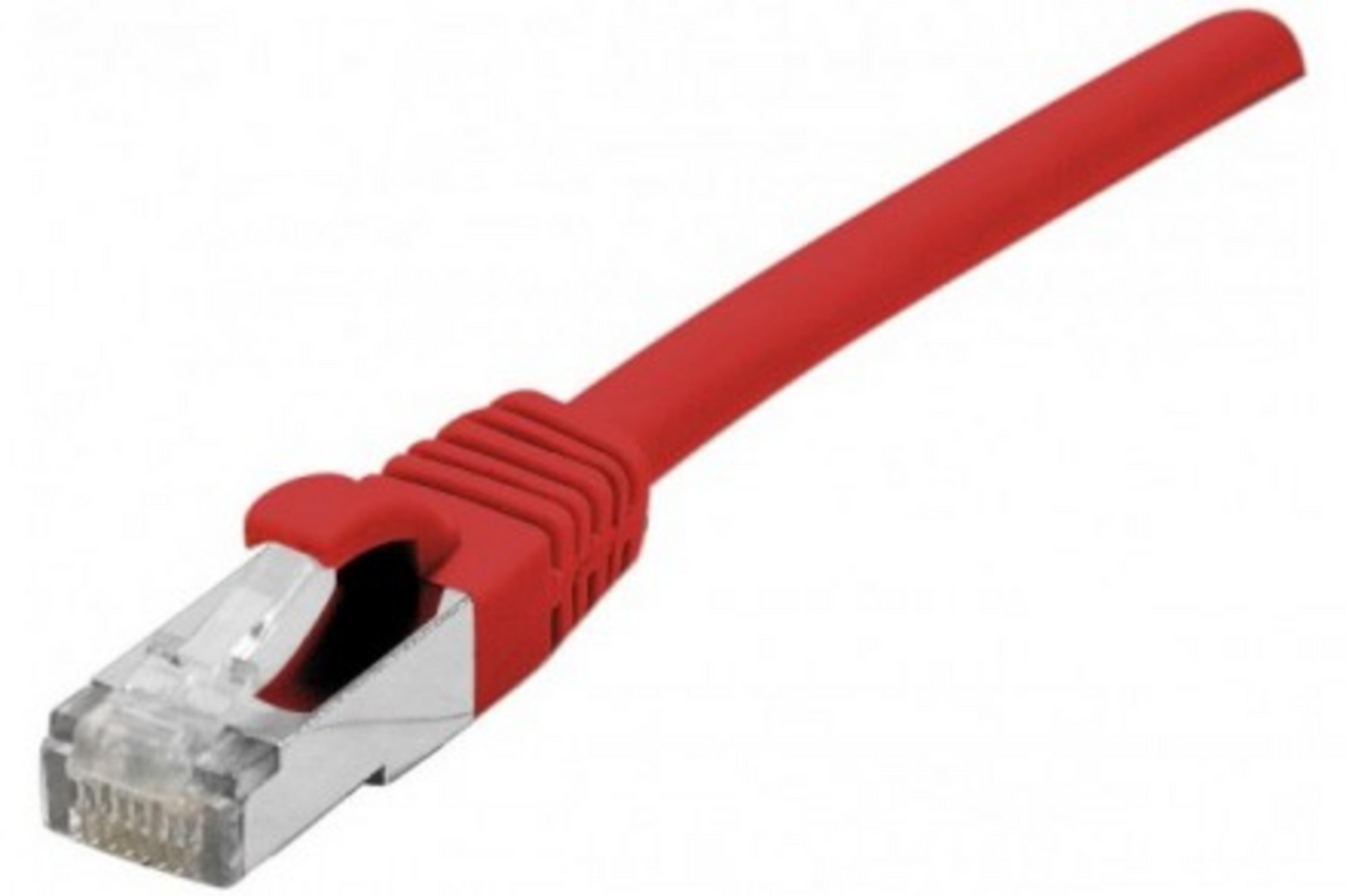 RJ45 F/UTP Cat6a lsoh Rot 1,5m