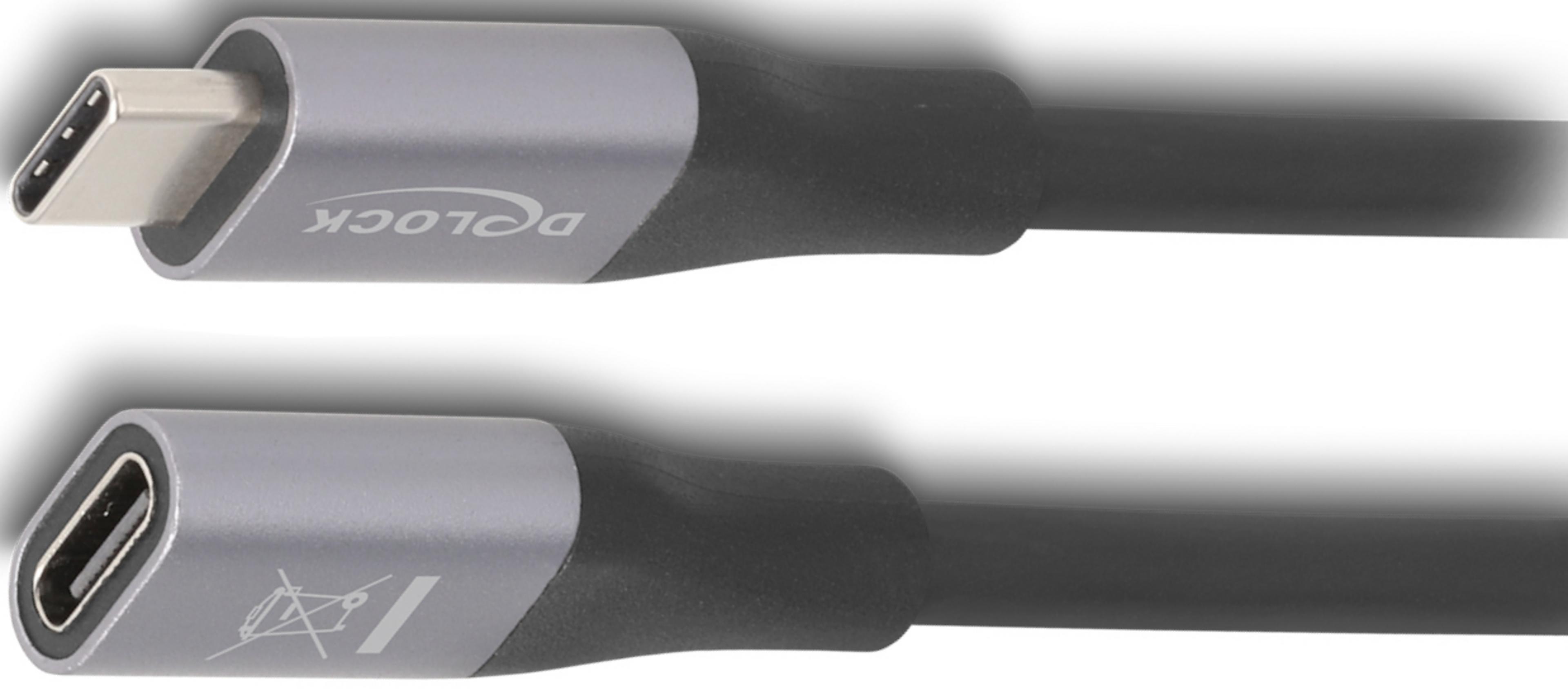 Delock USB Typ C Verlängerung 1 m 240 W