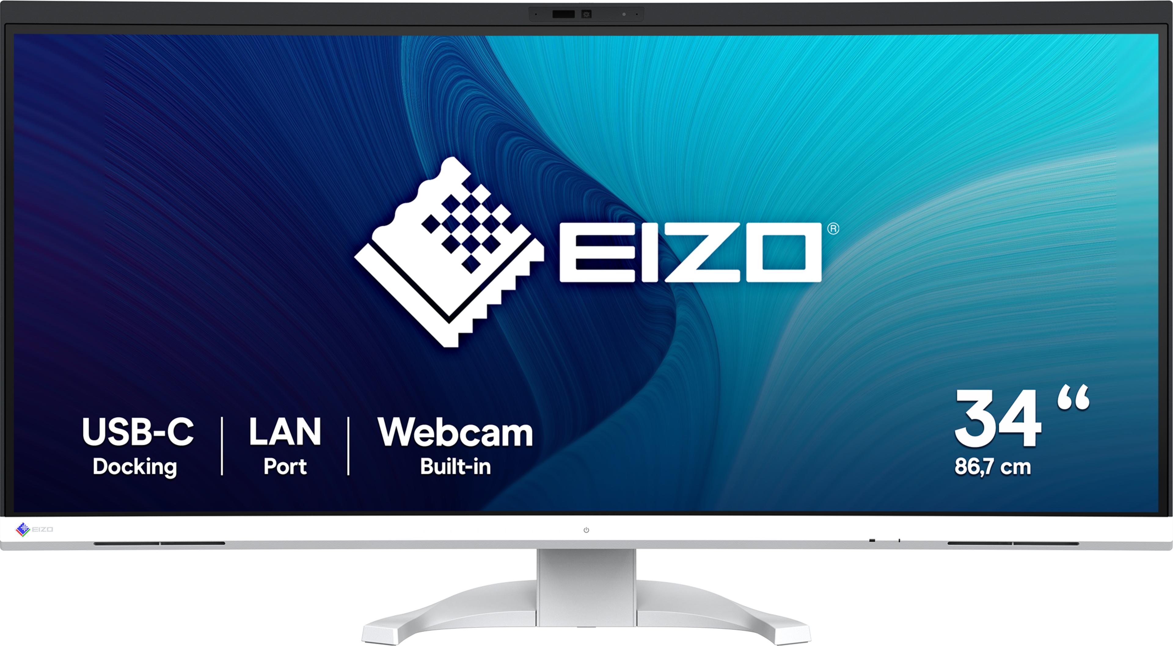 EIZO EV3450XC Curved Monitor weiß