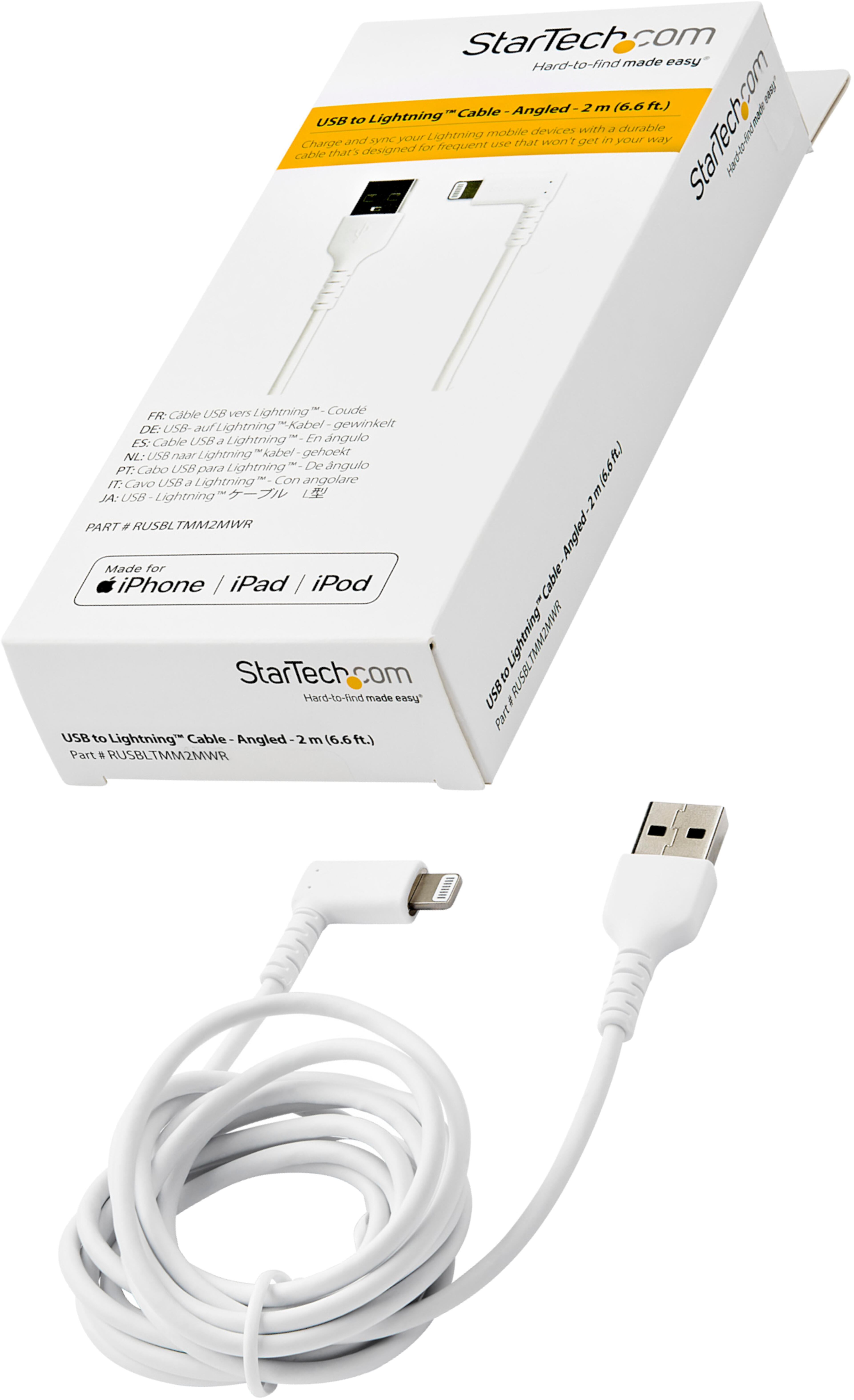 Kabel StarTech USB typ A - Lightning 2 m