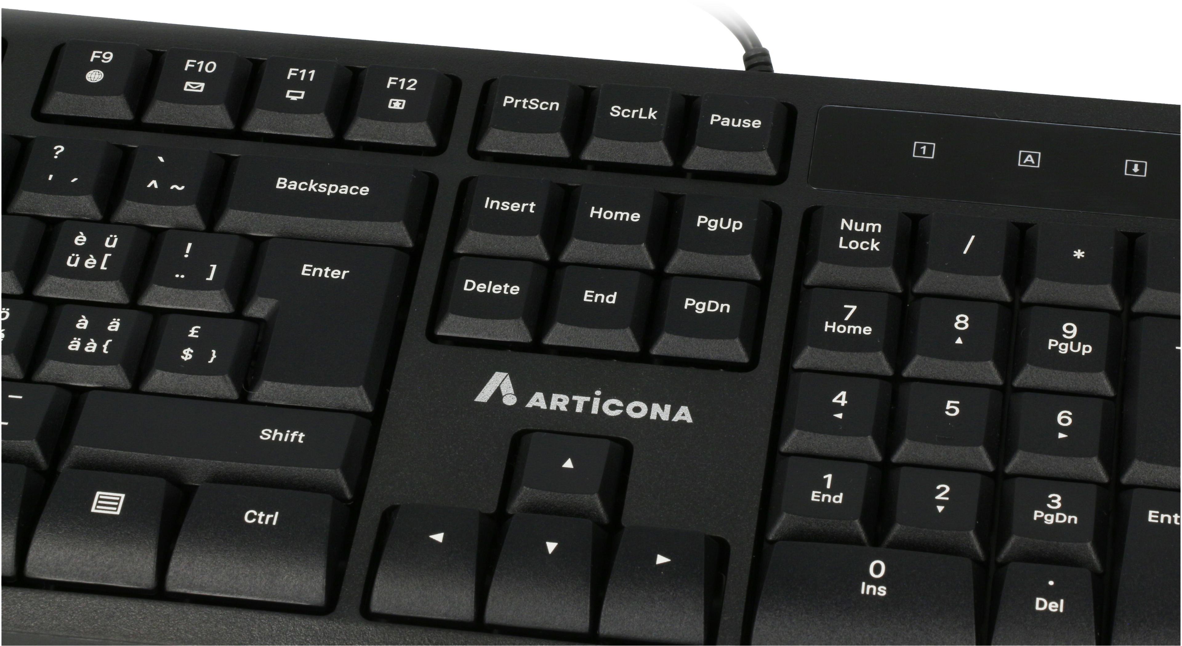 ARTICONA Simple Black Keyboard