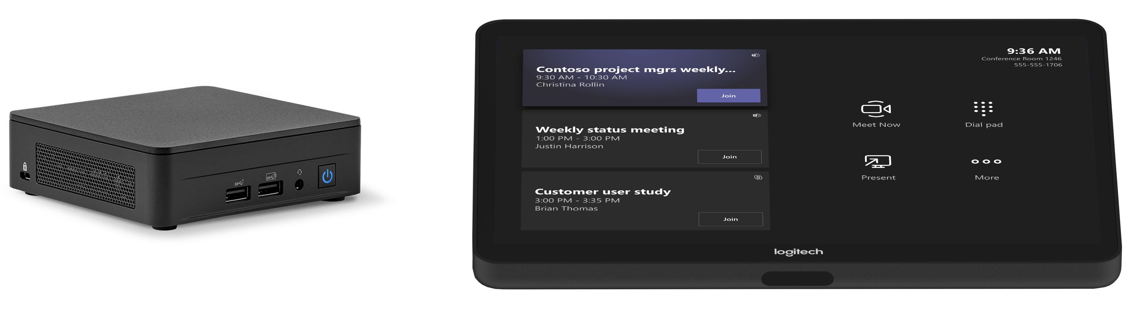 Paquete Logitech Tap Base Room Asus MTR