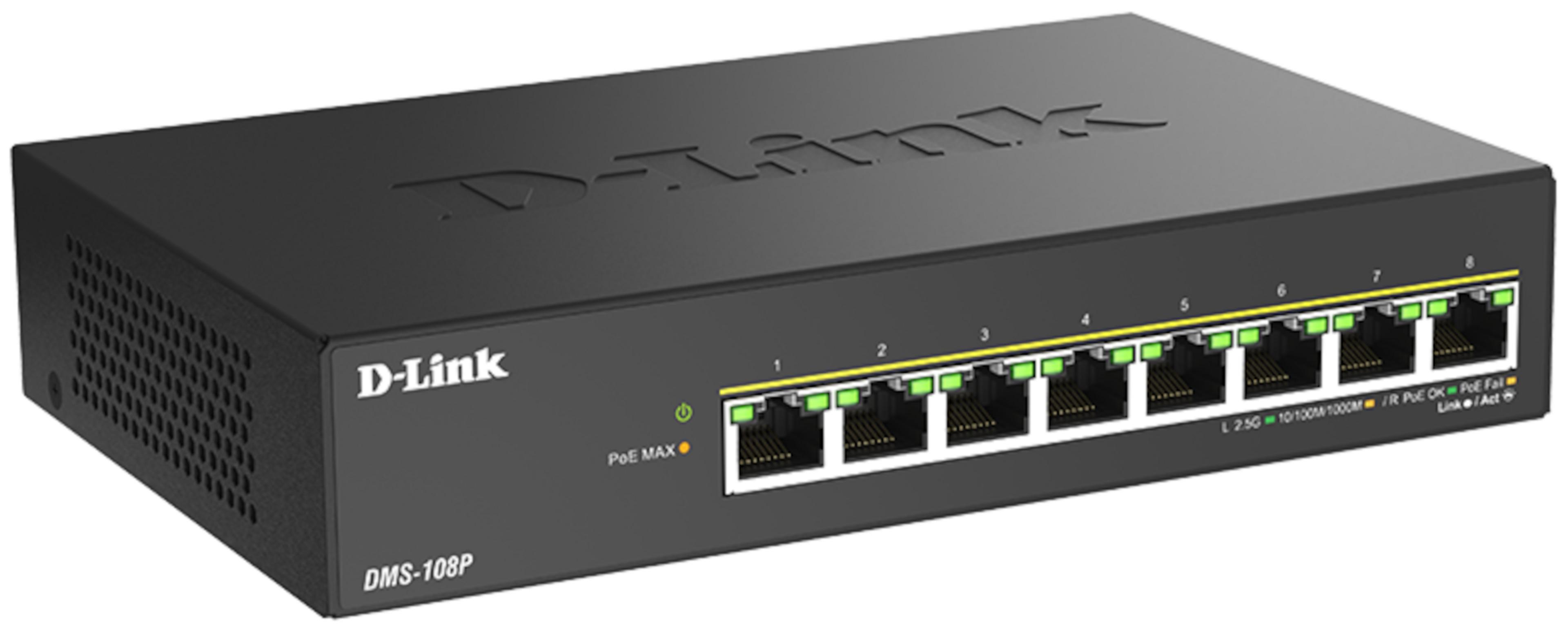 D-Link DMS-108P/E 8-port Switch