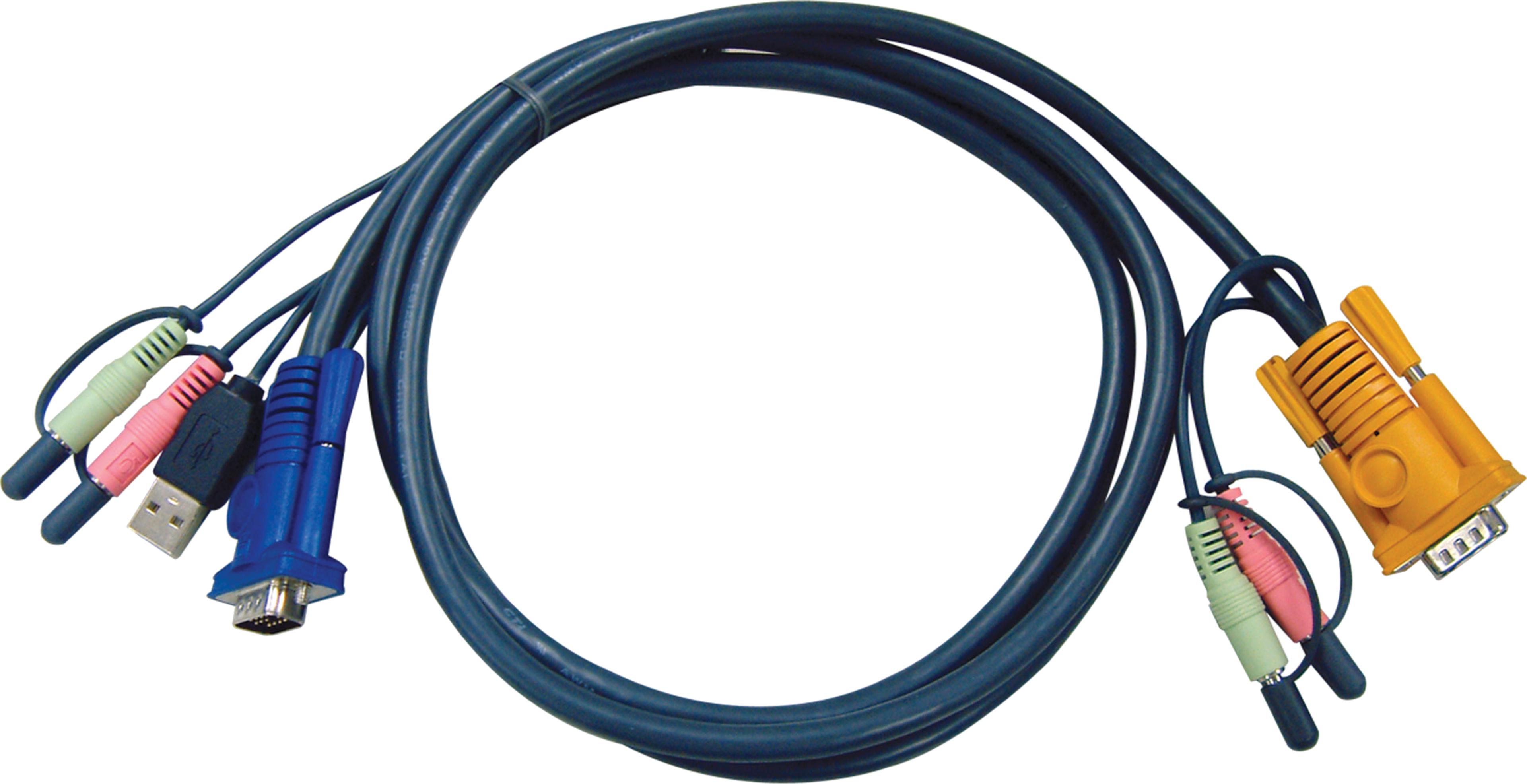 ATEN KVM Cable VGA/USB/Audio 3m