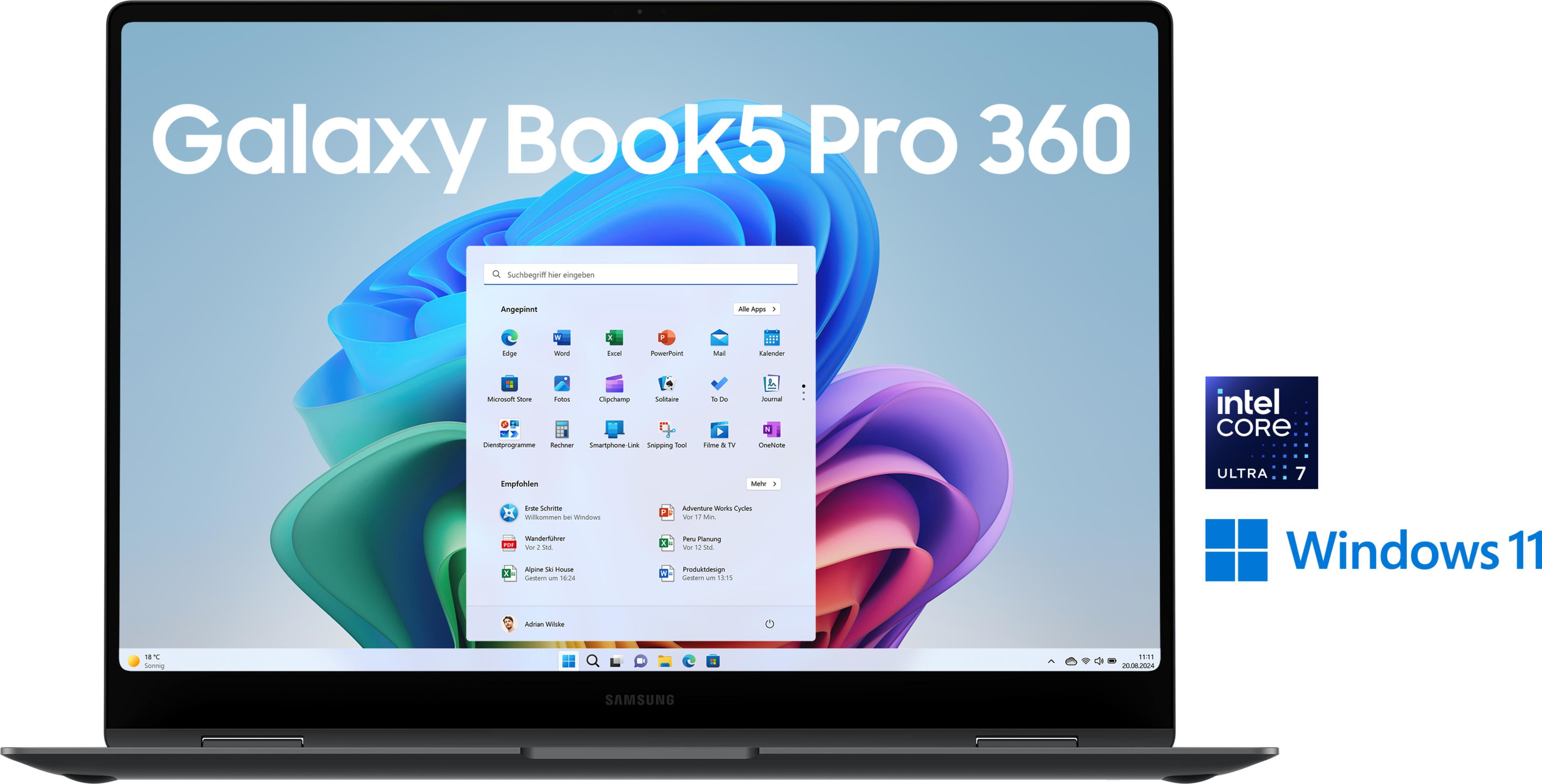 Samsung Book5 Pro 360 U7 32GB/1TB gray