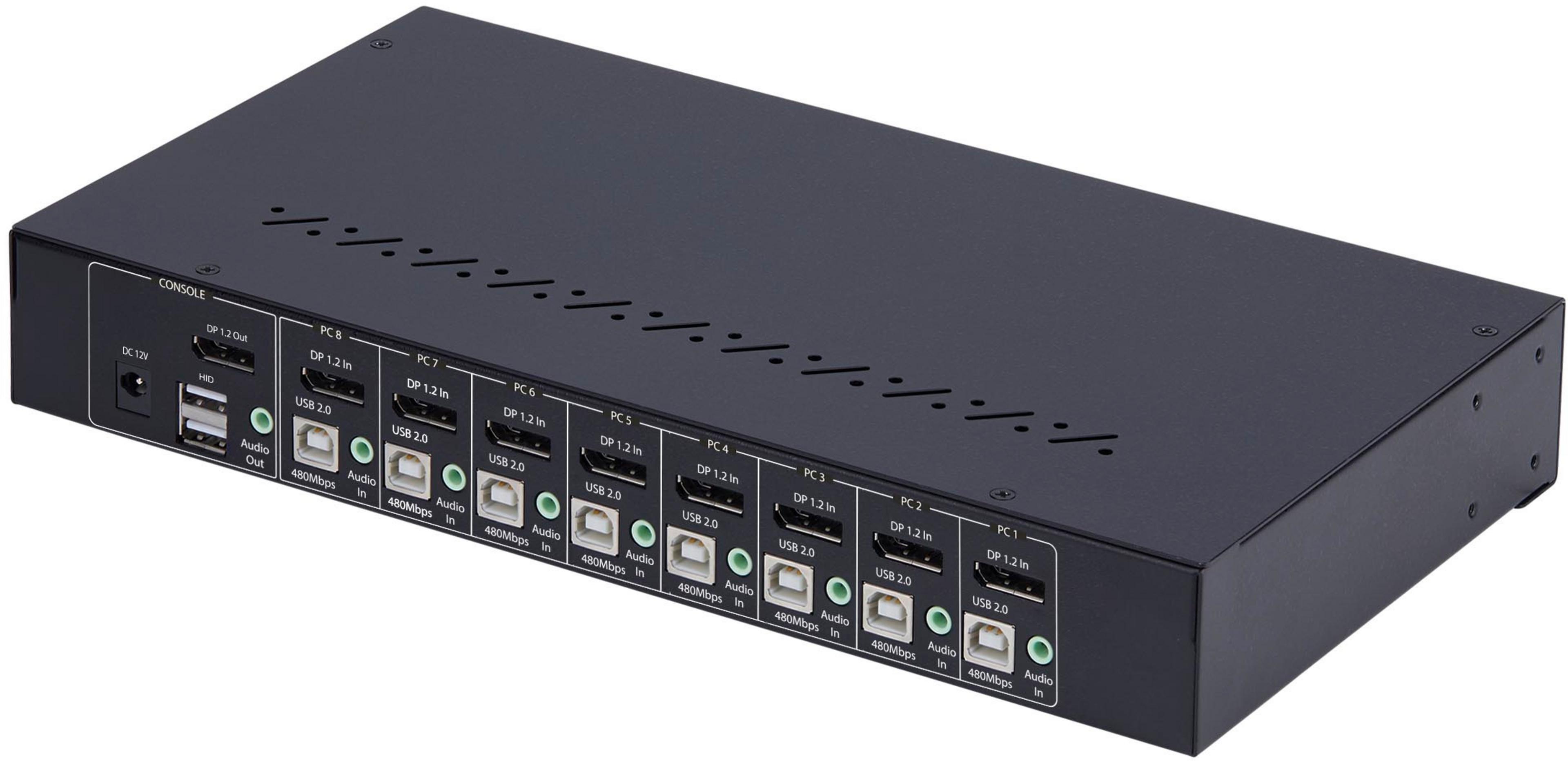 Switch KVM StarTech DisplayPort 8 ports