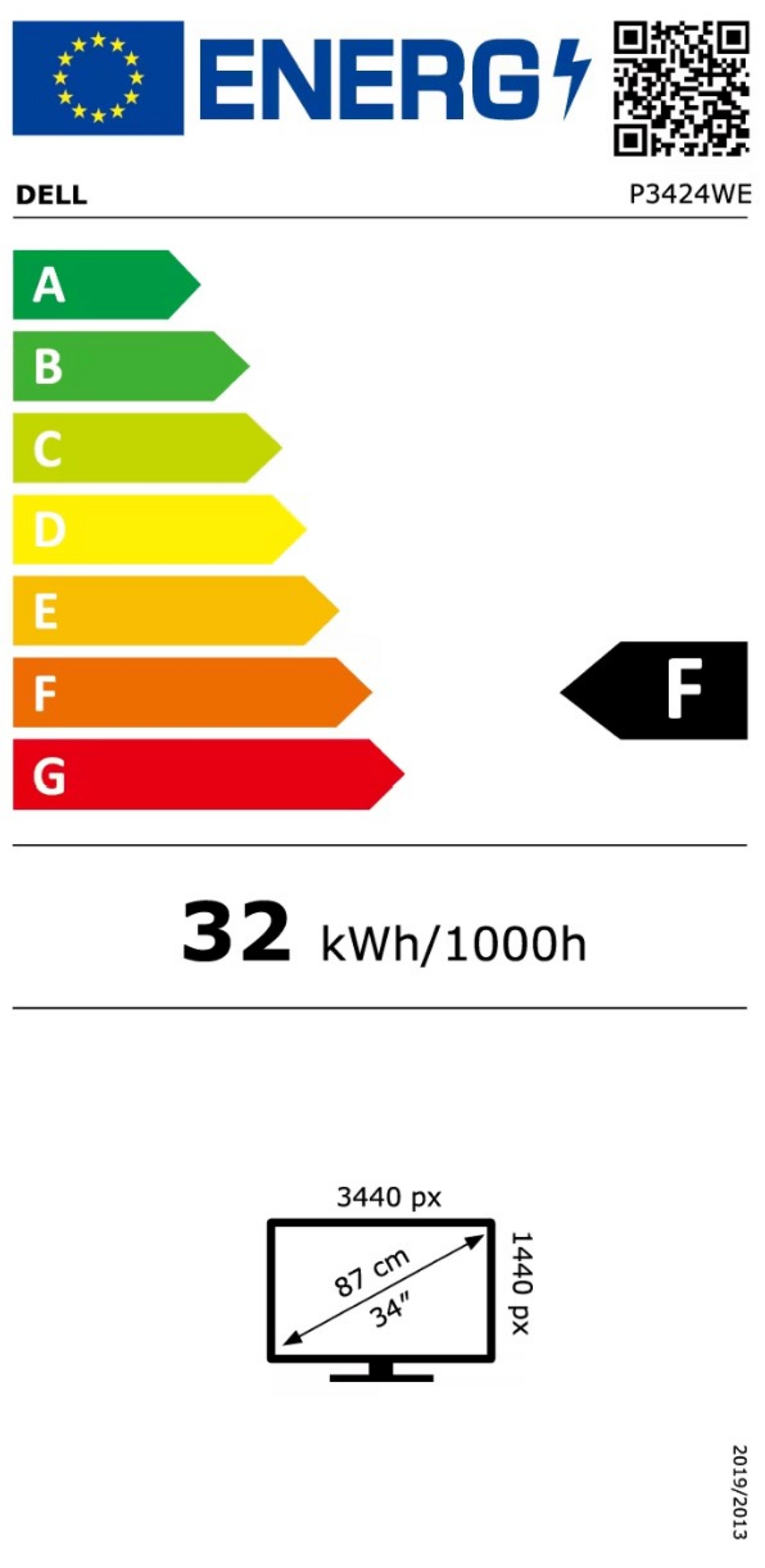 Dell Pro 34 Plus P3424WE USB-C Monitor