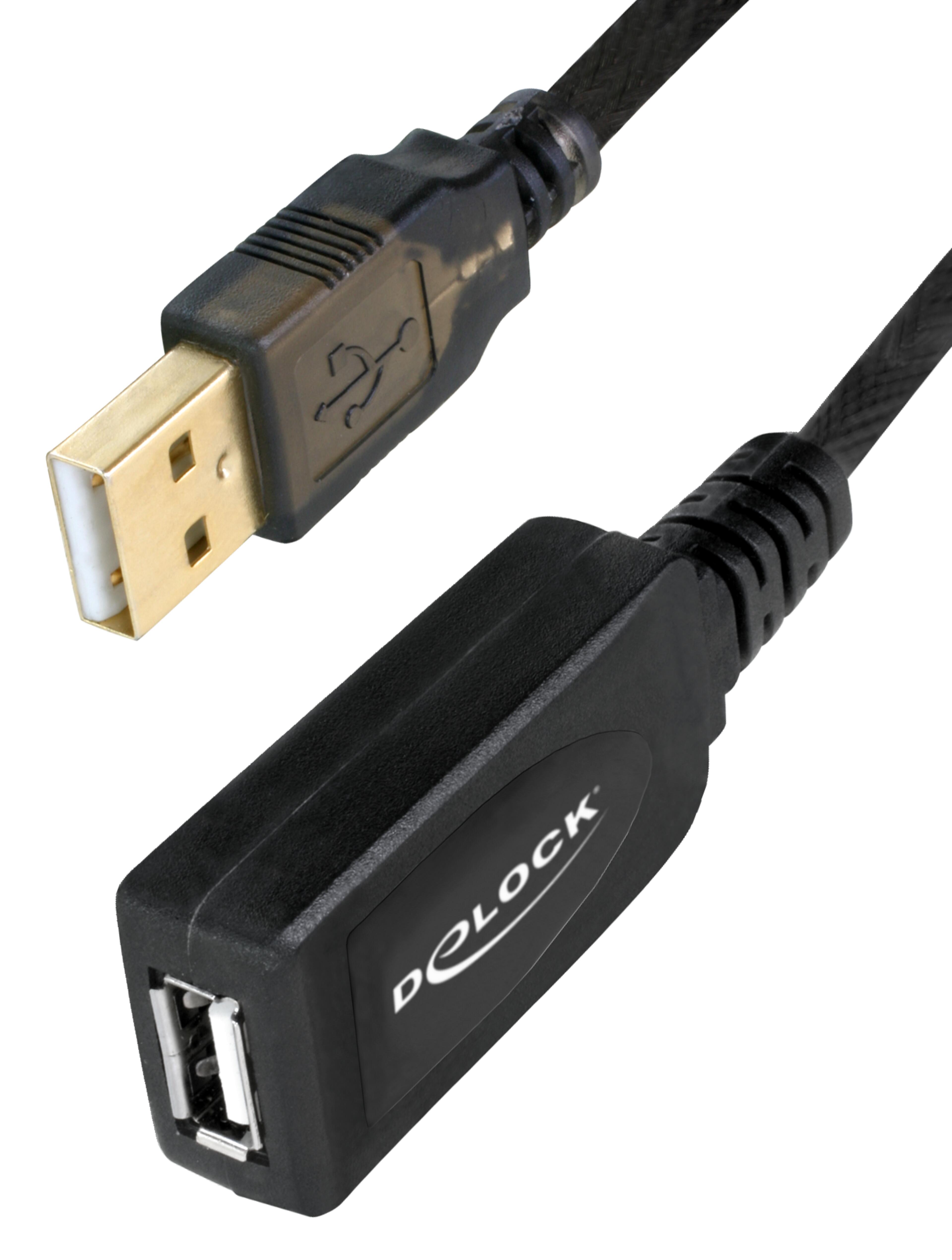 Delock USB Typ A Aktiv-Verlängerung 20 m