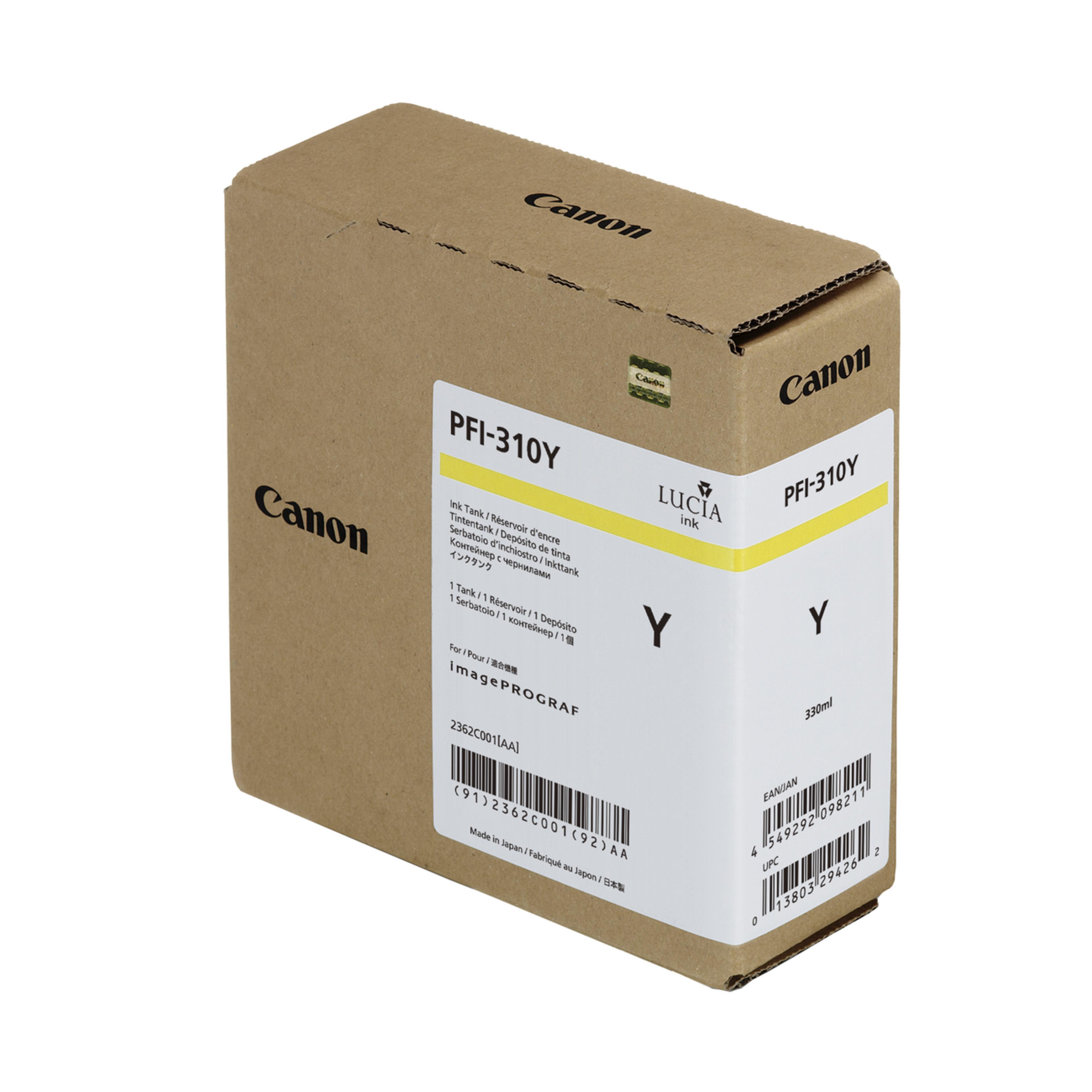 Canon PFI-310Y Ink Yellow