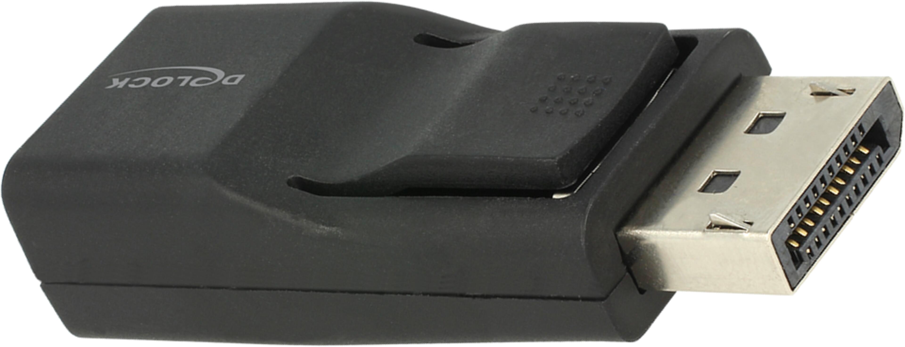 Adaptateur DisplayPort m. - HDMI f. noir