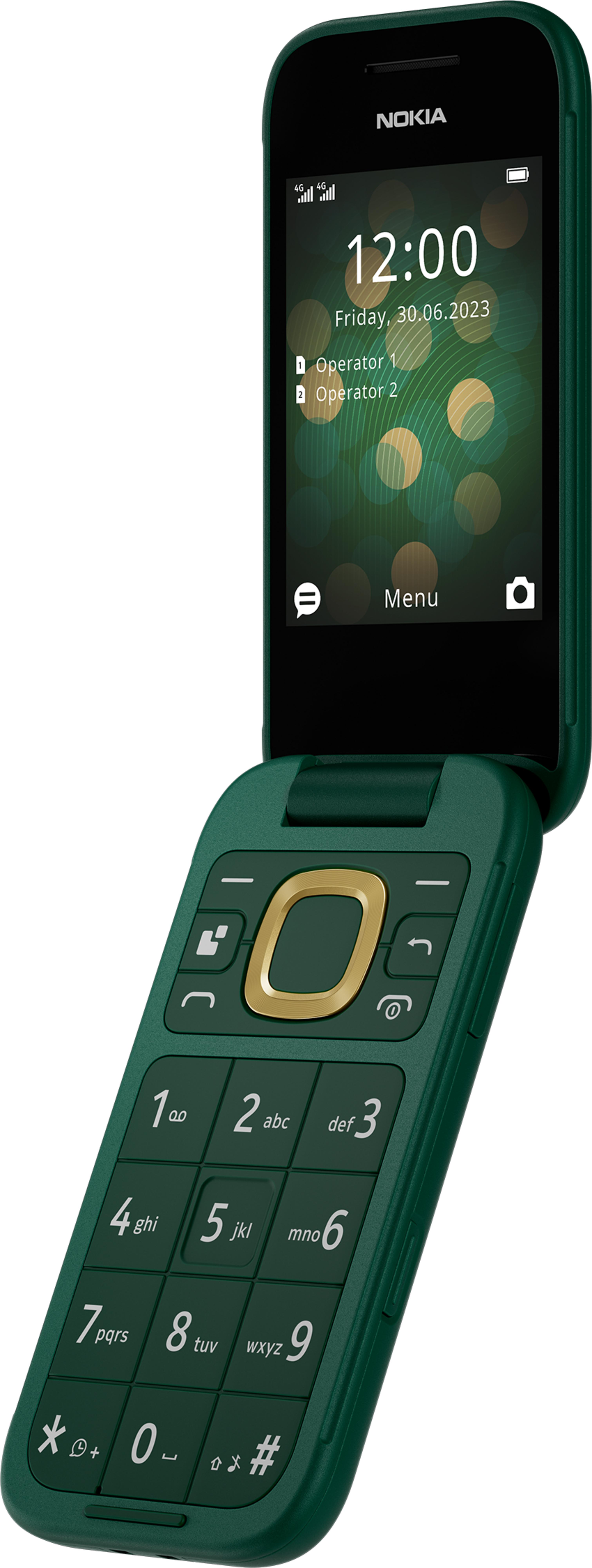 Nokia 2660 Flip Phone Green