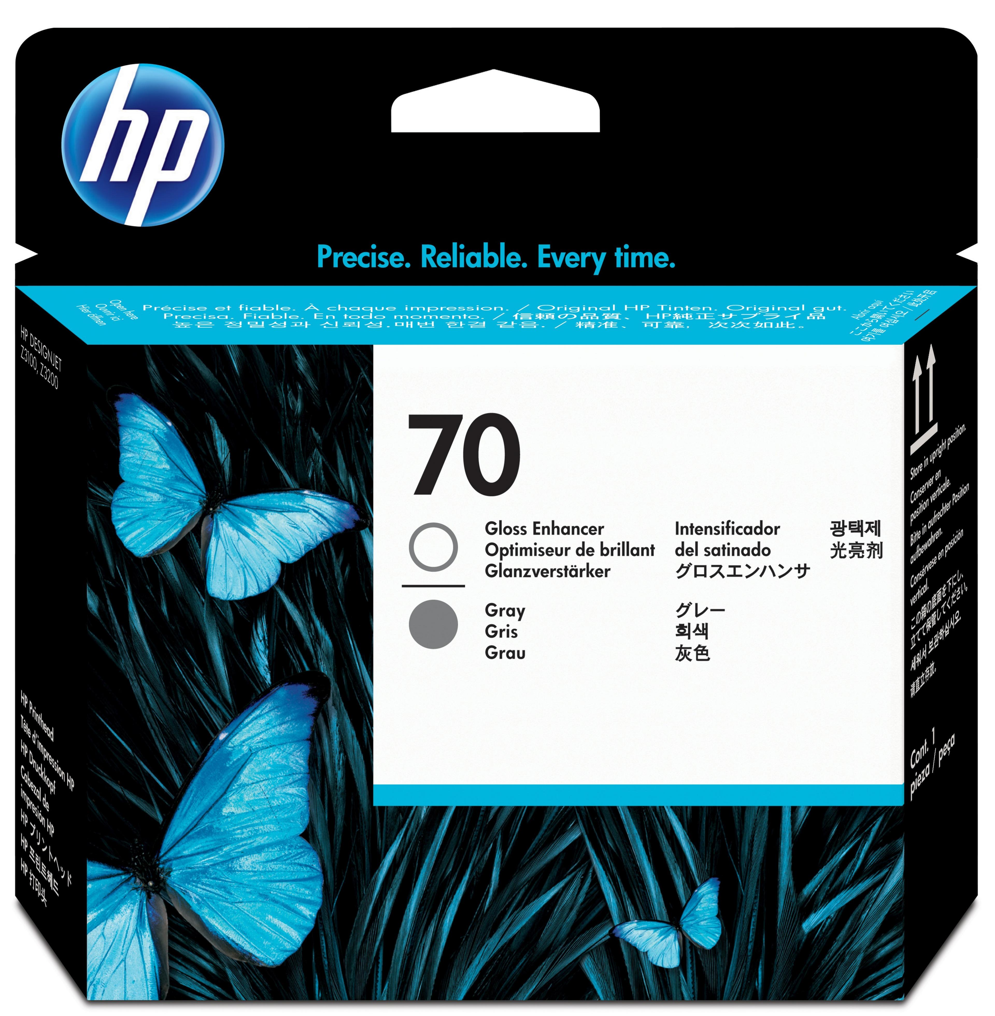 Cabezal HP 70 mejora brillo + gris